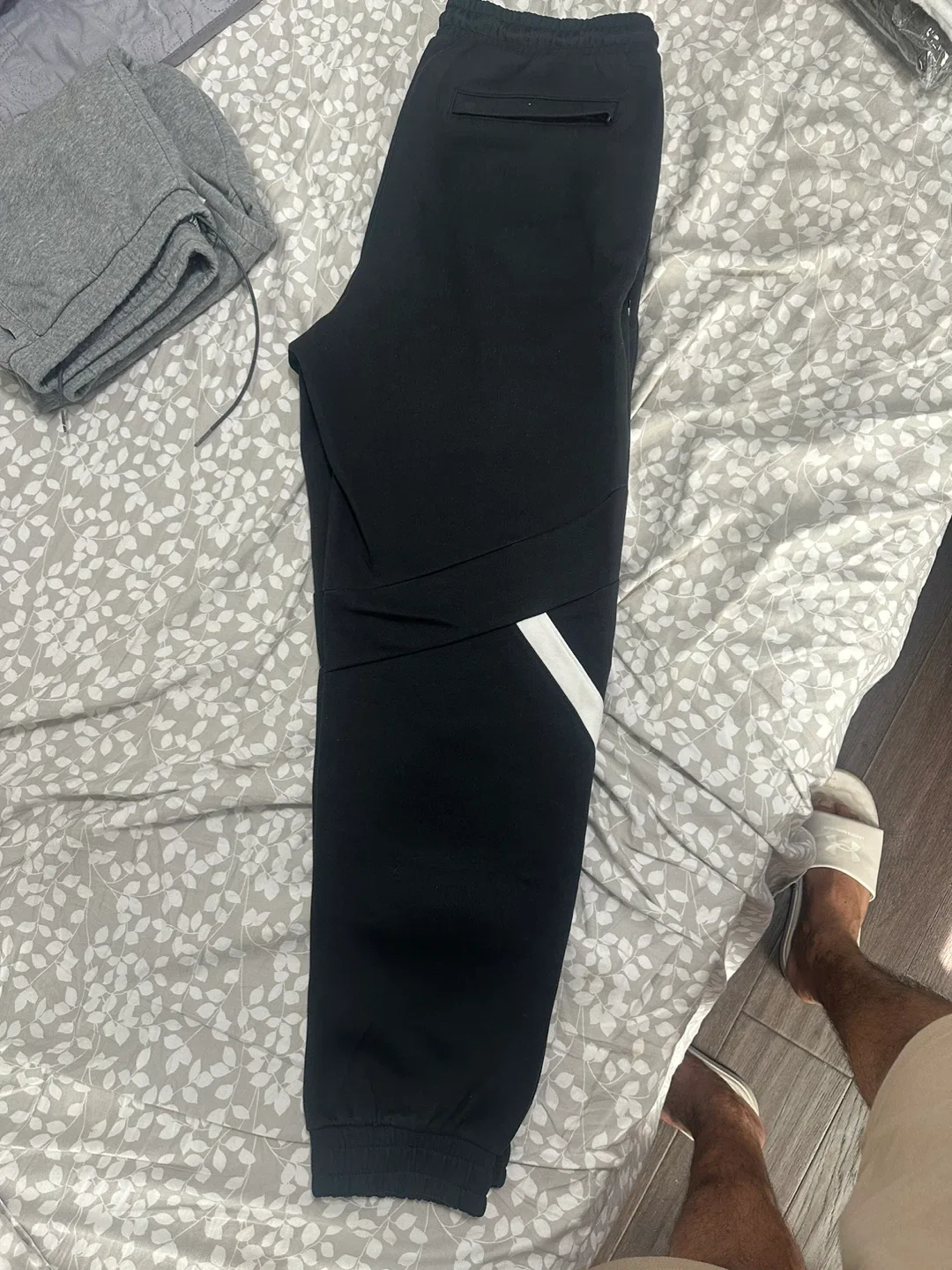 Puma International Black Track Pants - Size L thumbnail