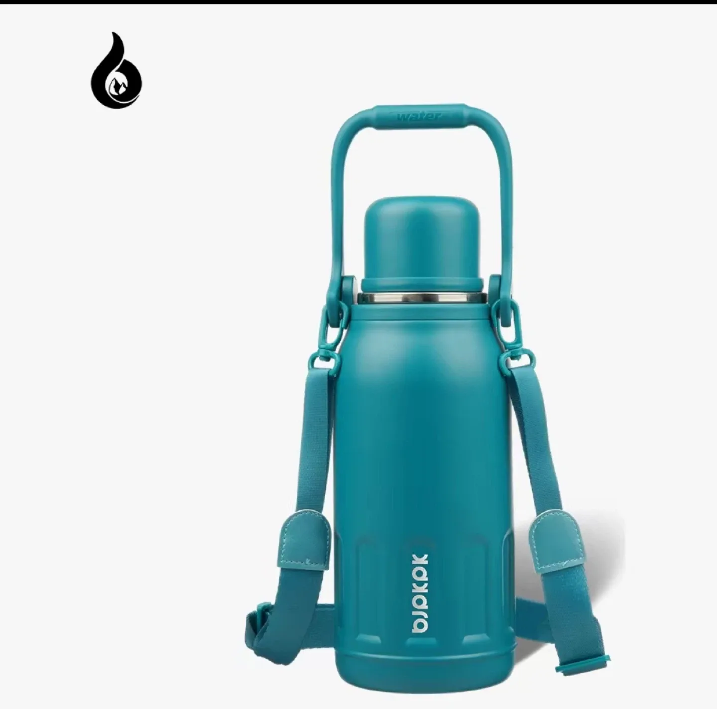 bjorkok Water Bottle with Shoulder Strap thumbnail