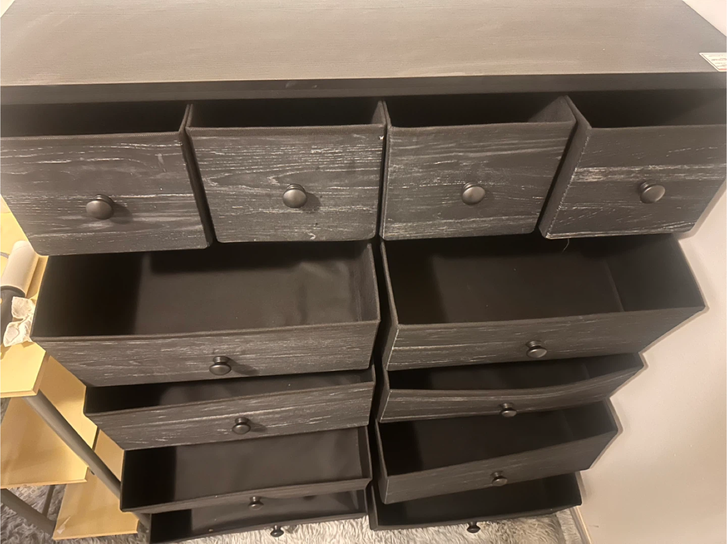 Black Dresser with 12 Drawers - photo 2