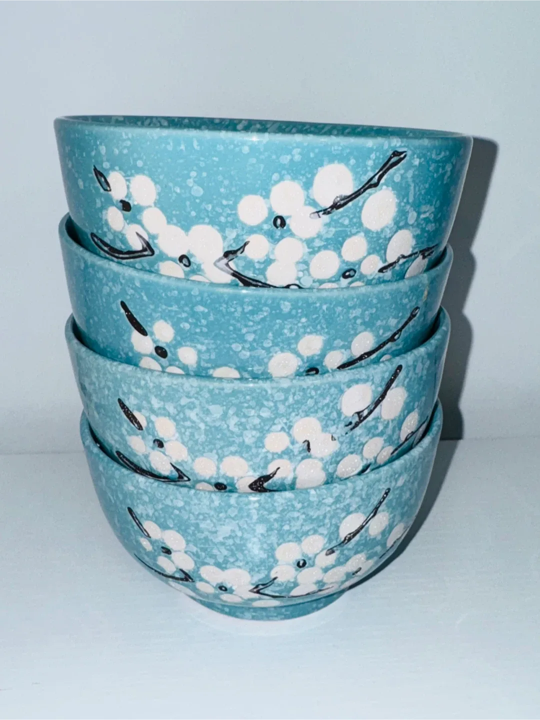 Asian Ceramic Bowls - Set of 4 thumbnail
