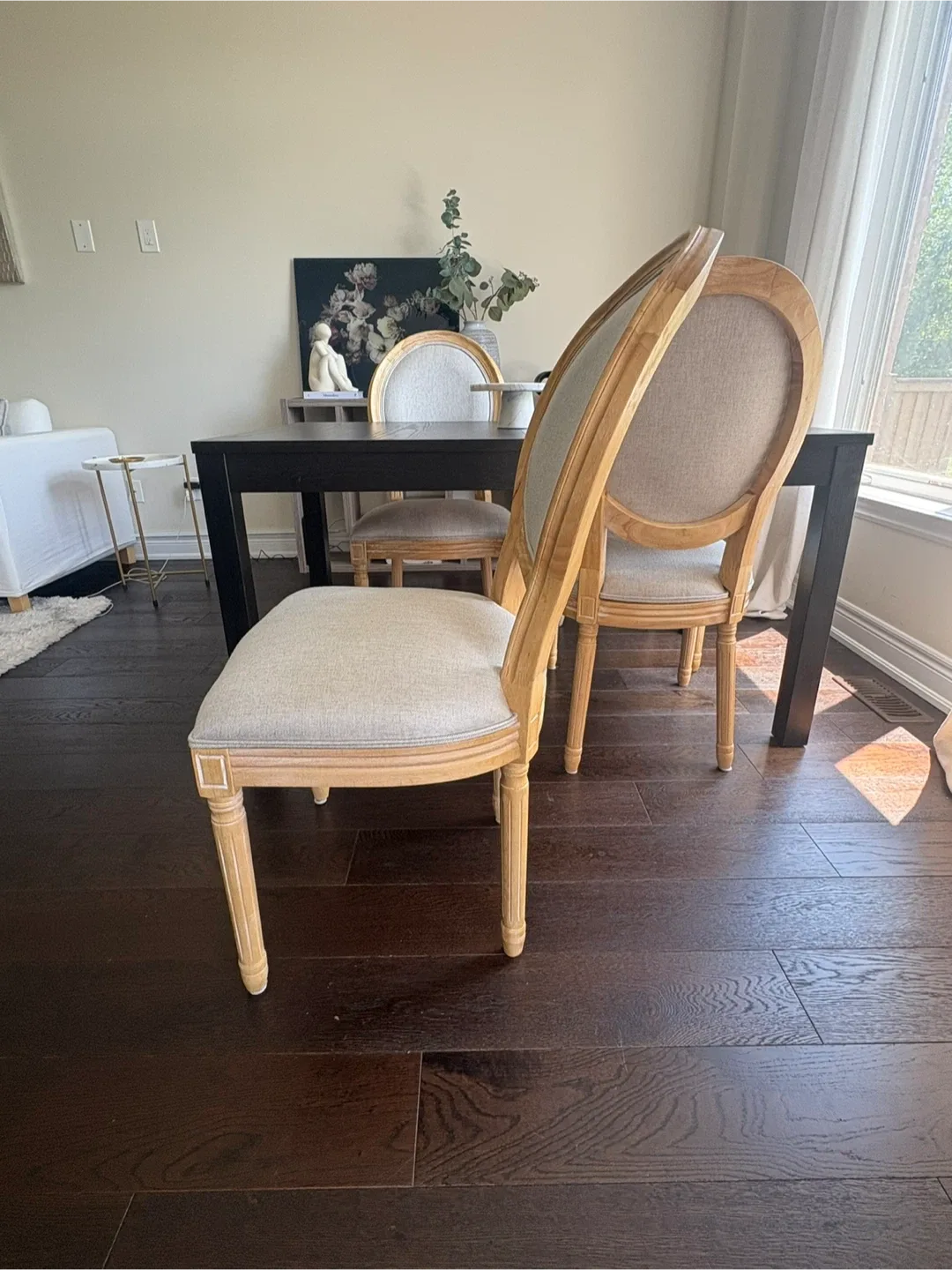 Set of 2 Louis XVI Dining Chairs image indicator(2)