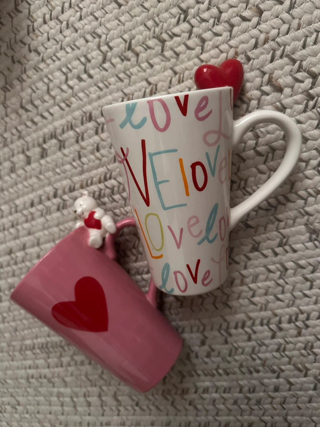 Two Love-Themed Mugs