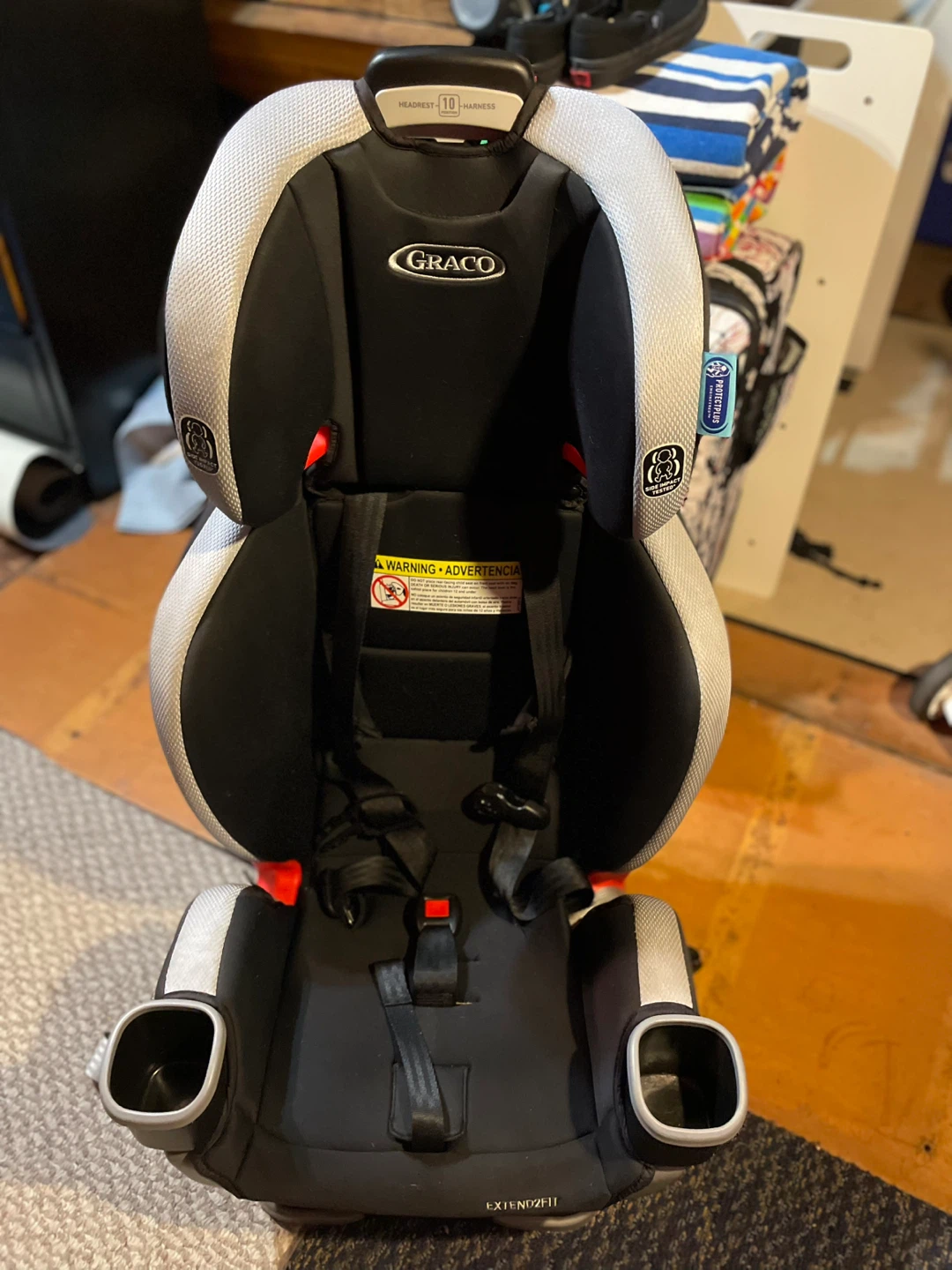 Car seat. Graco Extend2fit. Black/Gray - photo 4