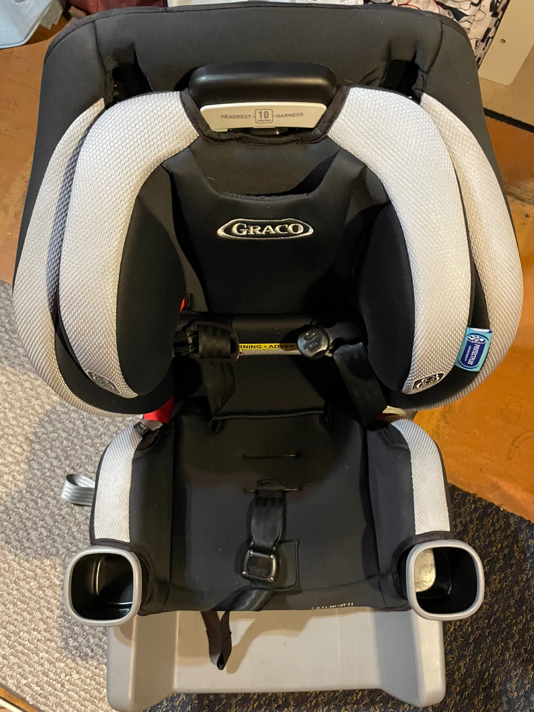 Car seat. Graco Extend2fit. Black/Gray - photo 2