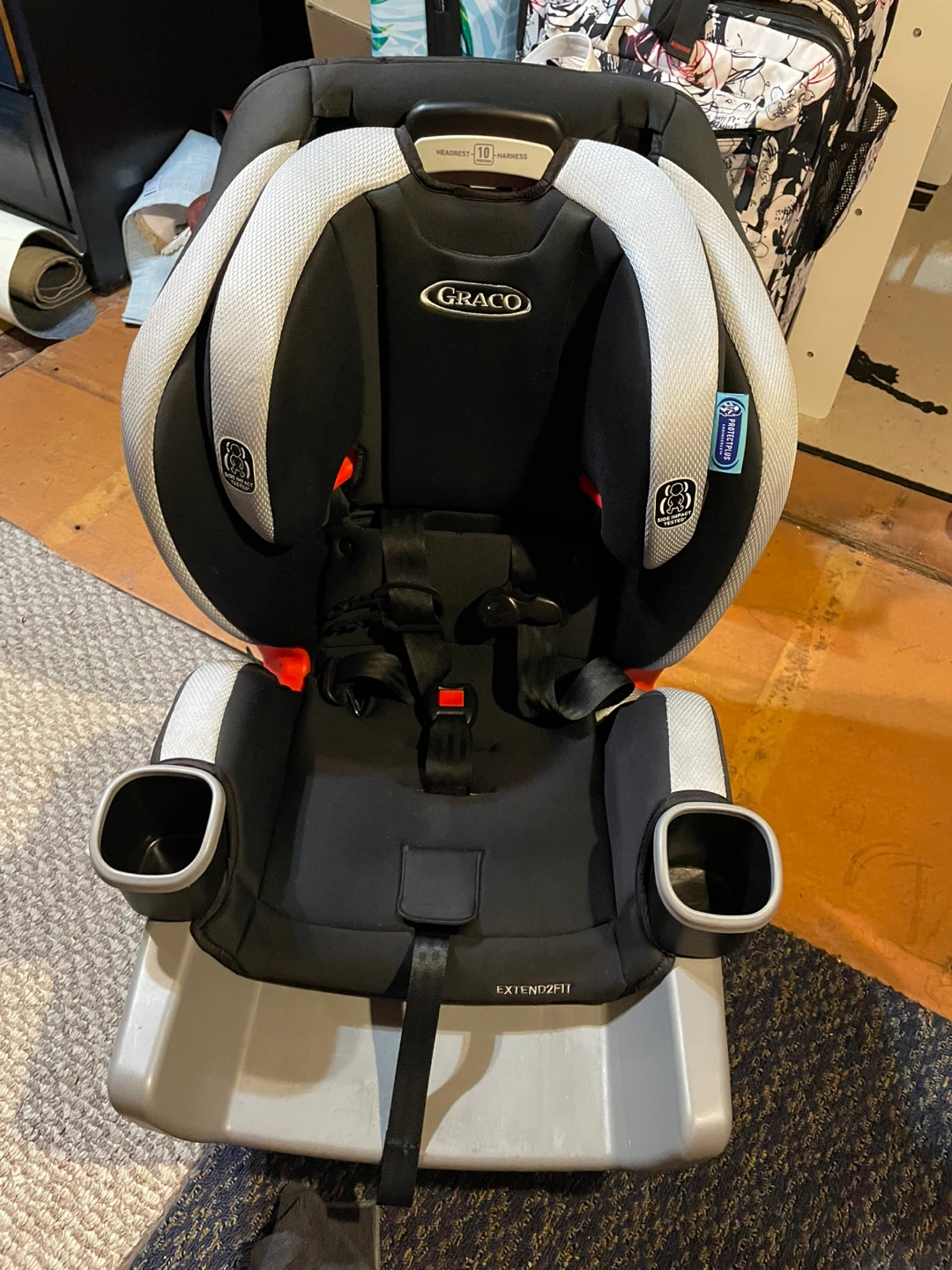 Car seat. Graco Extend2fit. Black/Gray - photo 3