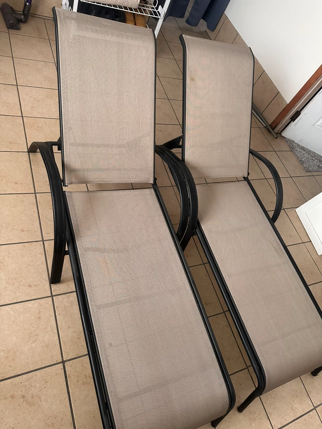 Outdoor Lounge Chairs - Set of 2