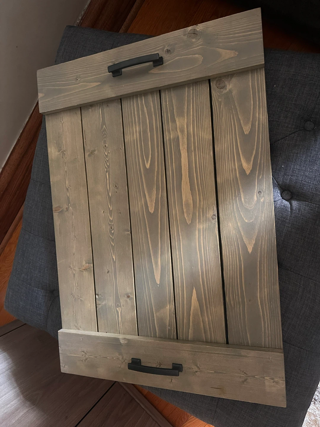 Handmade Wooden Serving Tray with Handles