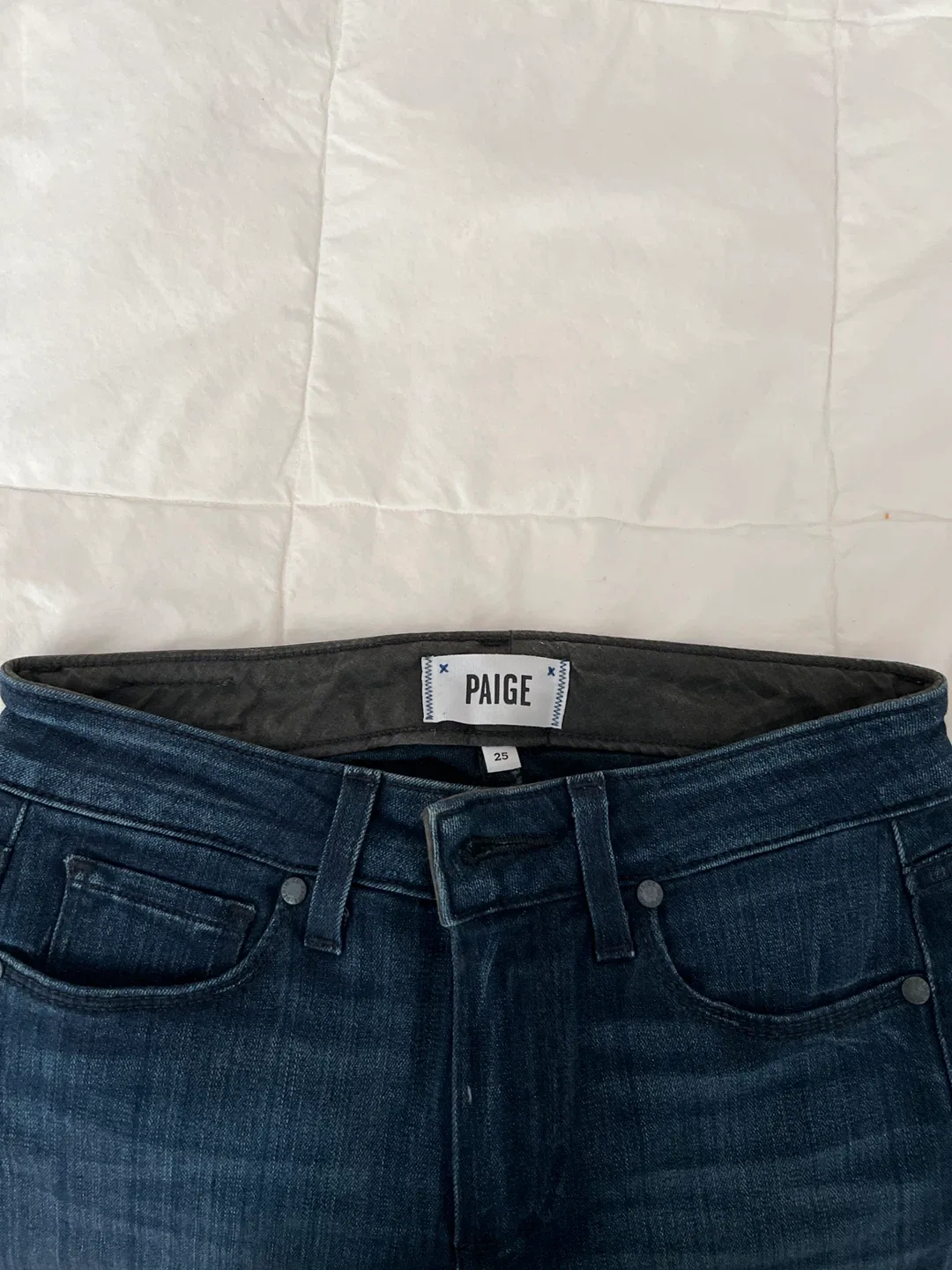 Paige Denim Dark Wash Jeans - Size 25 image indicator(3)