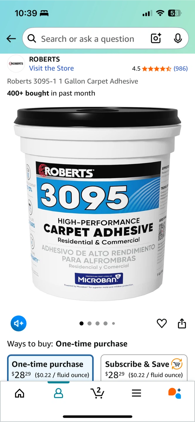 Roberts 3095 Carpet Adhesive - photo 2