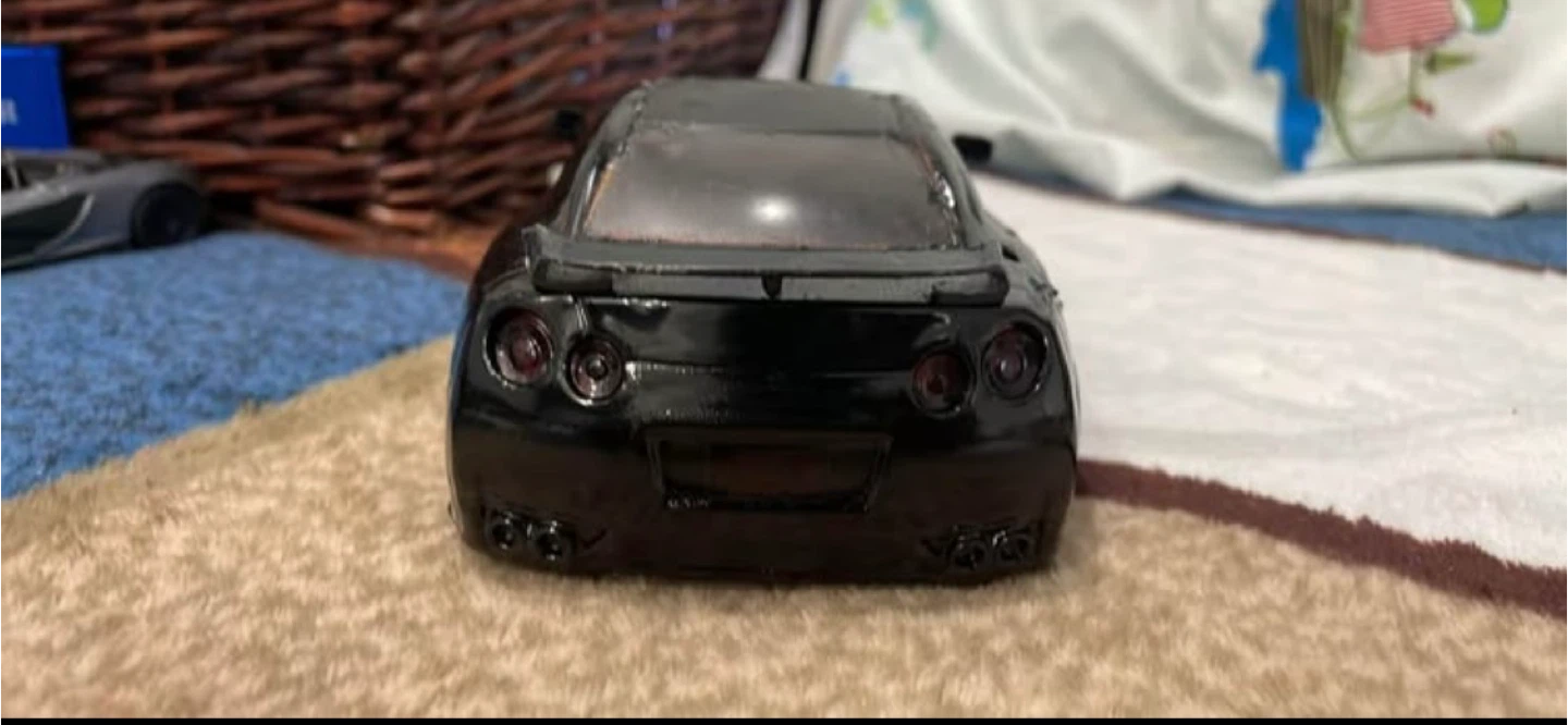 Black Nissan GTR RC Car - photo 2