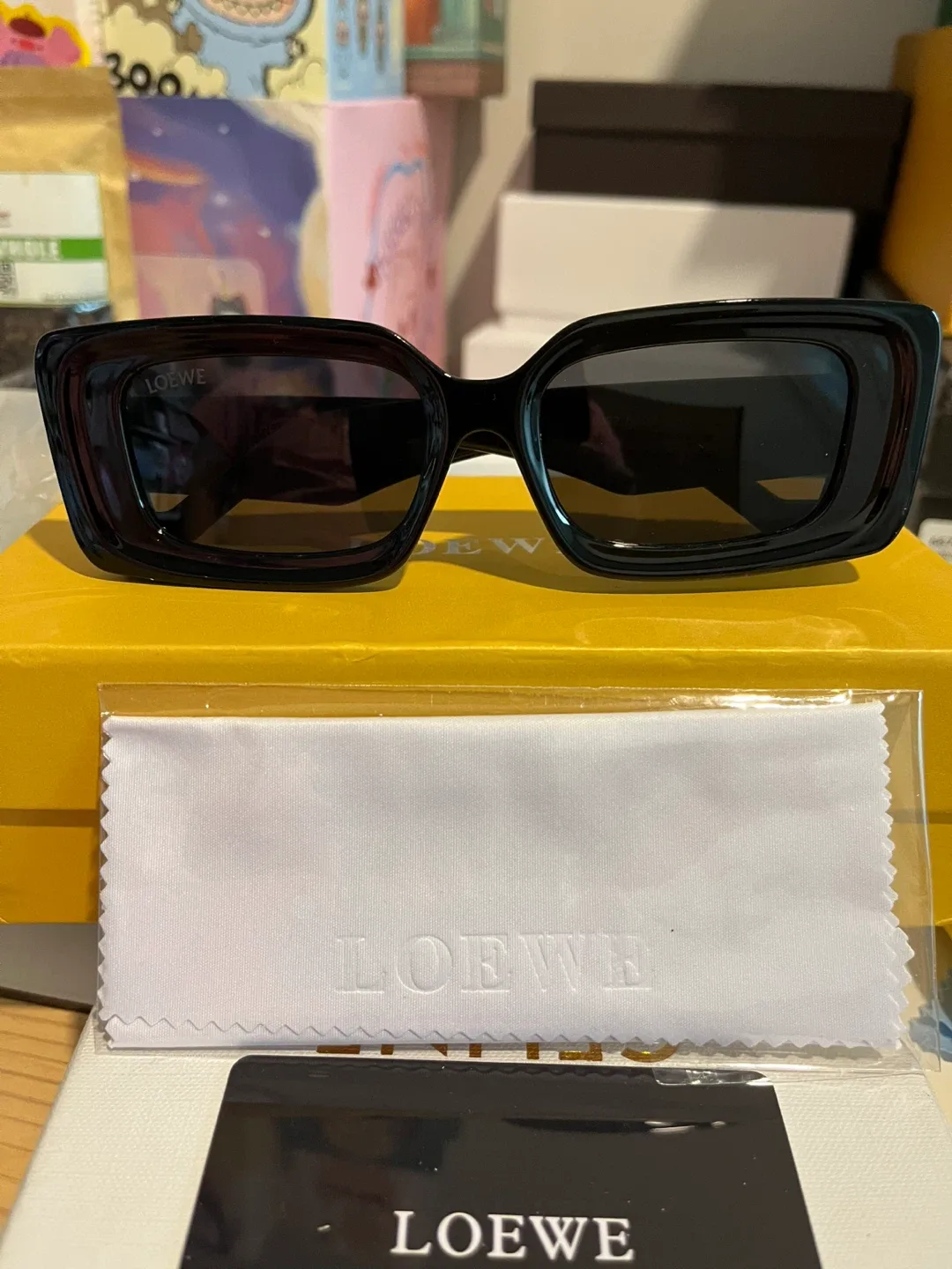 Loewe Paula's Ibiza Rectangular Sunglasses thumbnail
