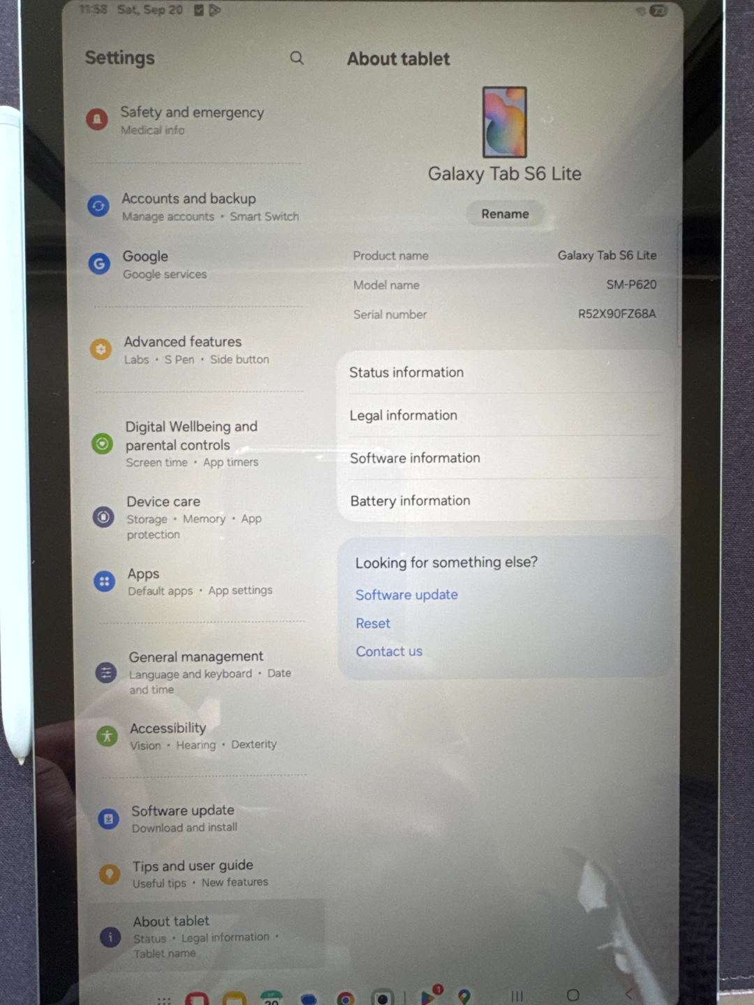 Samsung Galaxy Tab S6 Lite - SM-P620 - photo 4