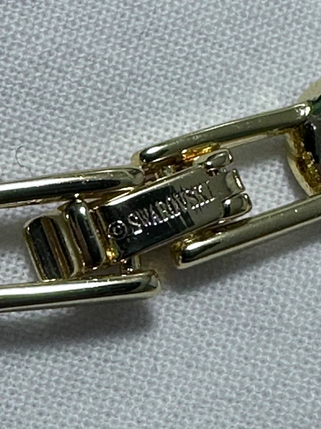 Swarovski Necklace- Gold tone image indicator(6)