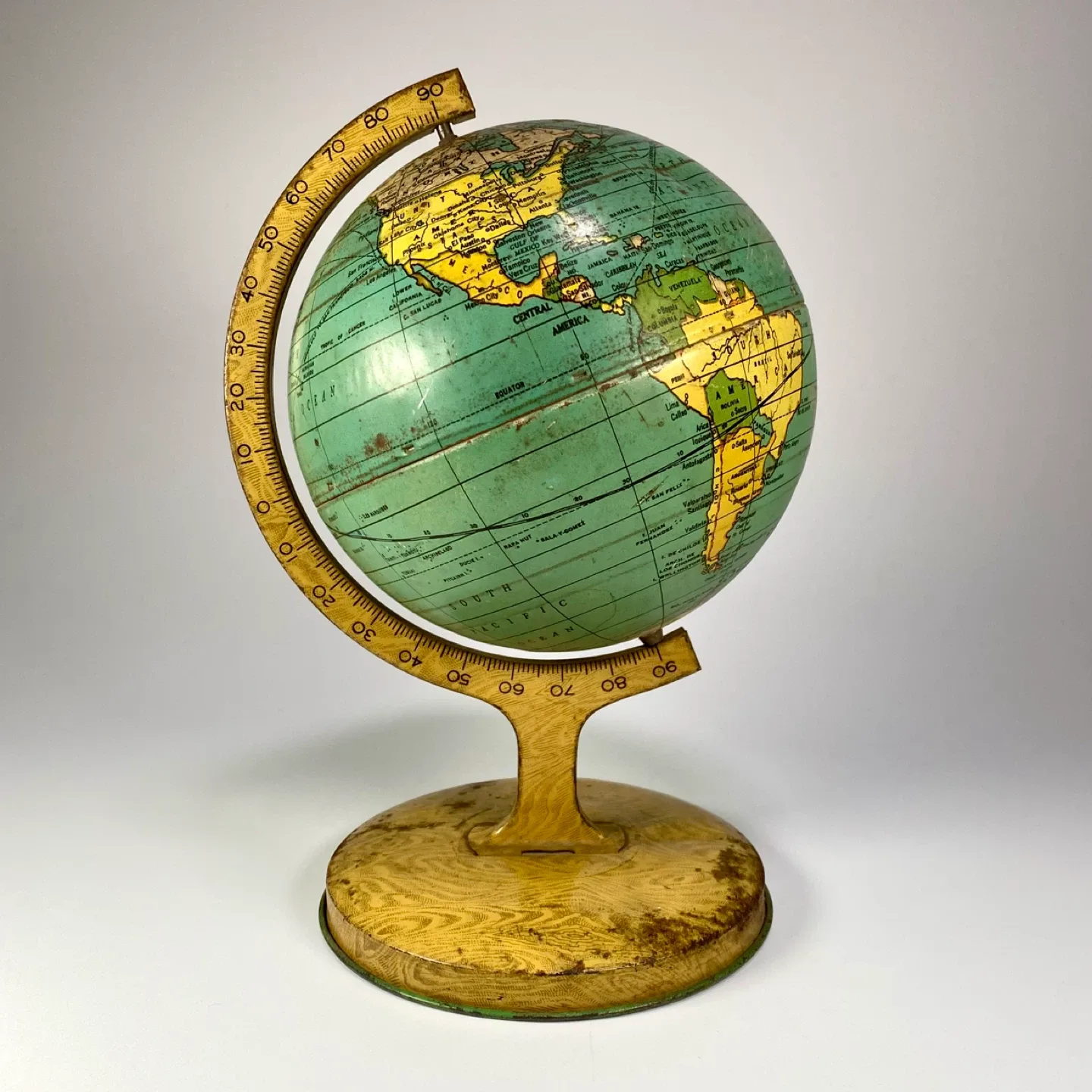 Vintage 1930’s Tin Globe thumbnail