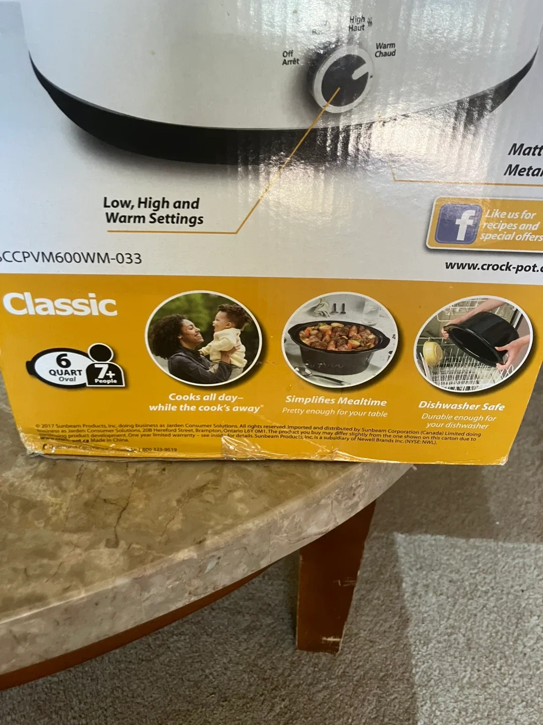 Crock-Pot The Original Slow Cooker 6 Quart - NEW image indicator(3)