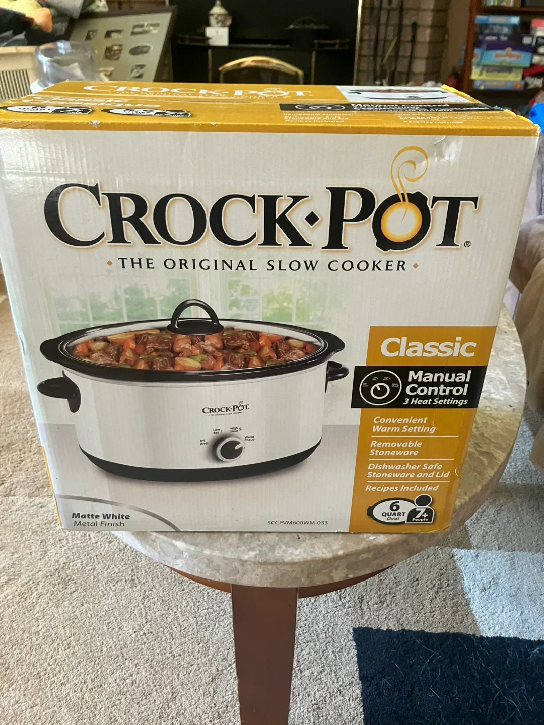 Crock-Pot The Original Slow Cooker 6 Quart - NEW thumbnail