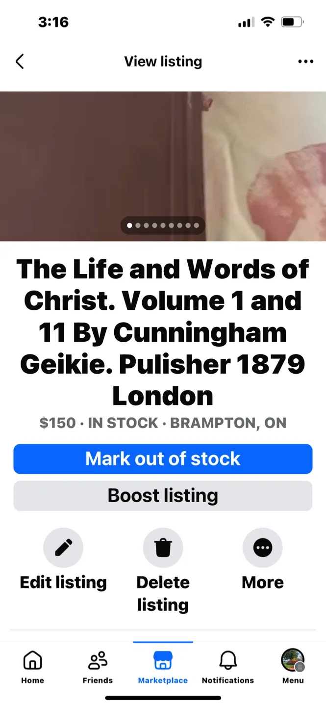 Life and Words of Christ by Geikie. image indicator(8)