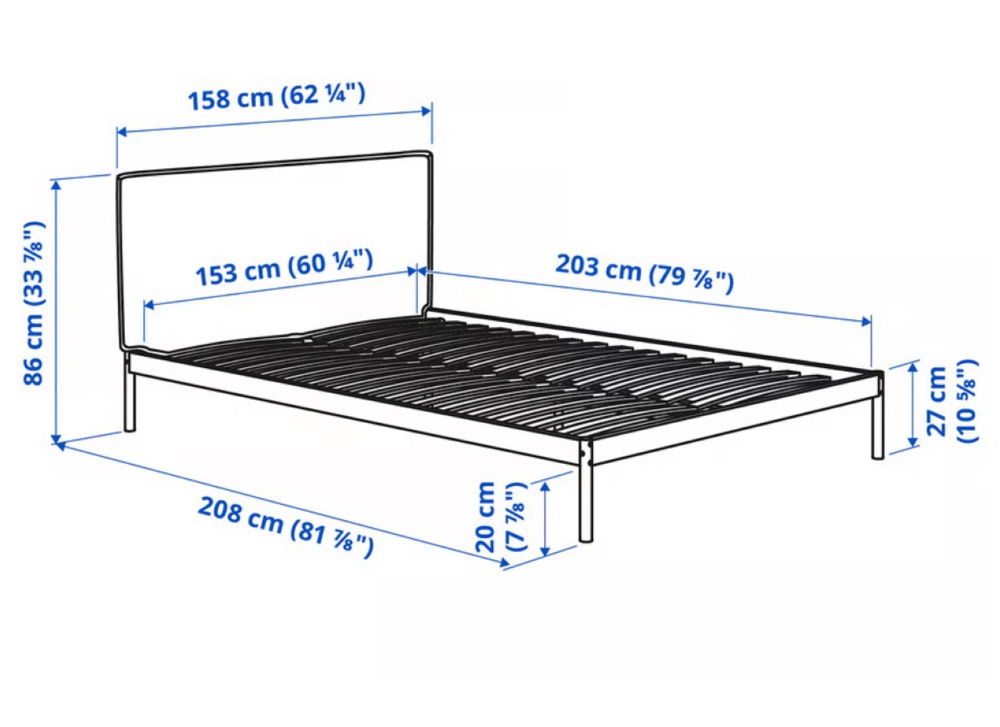 Brand new Queen Size bed frame - photo 3