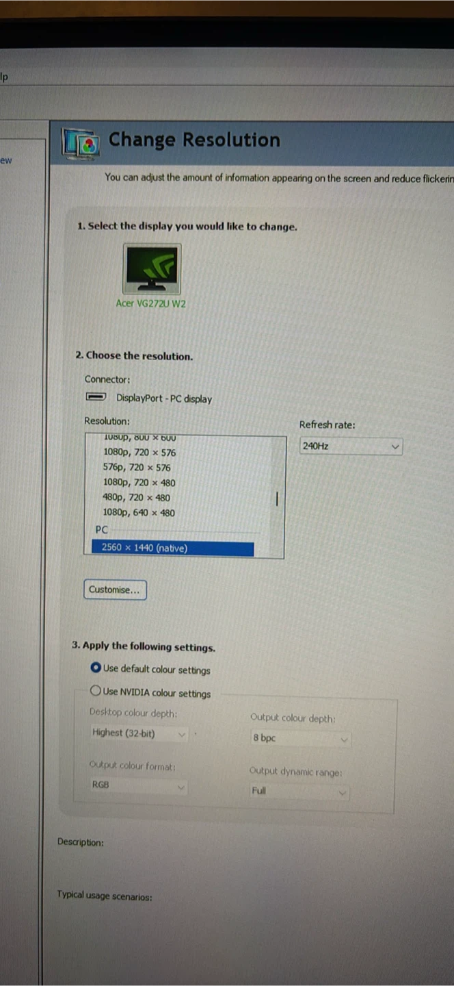 240hz 1440p 0.5ms Gaming Monitor - photo 3