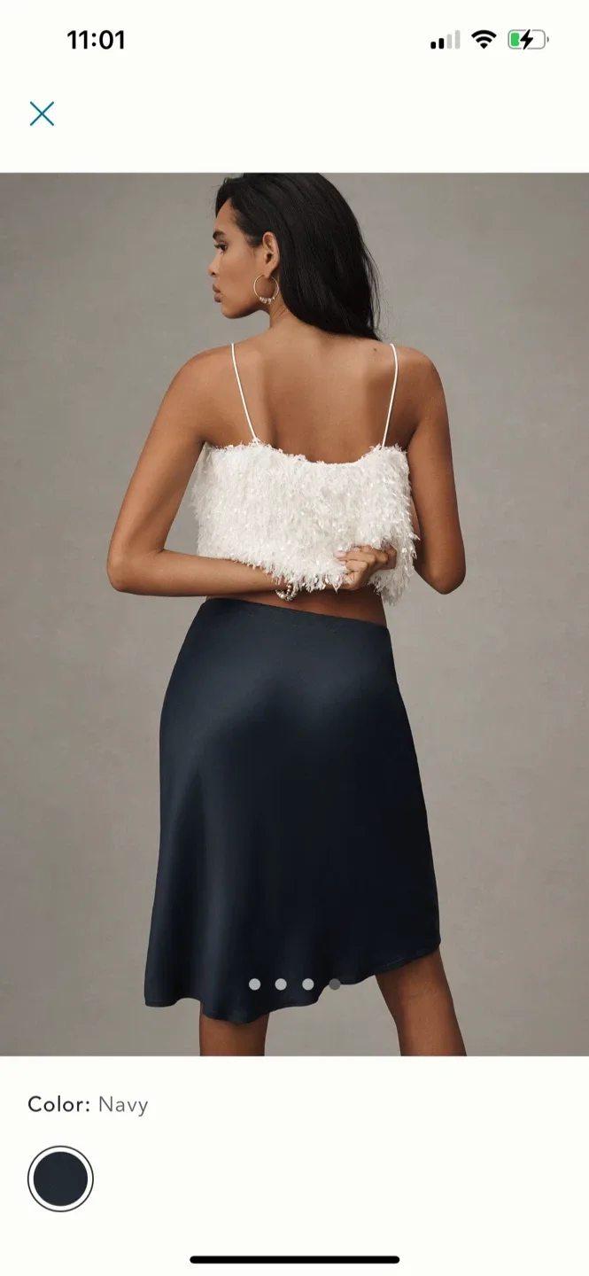 BNWT Anthropologie Tilda Slip Skirt S image indicator(5)