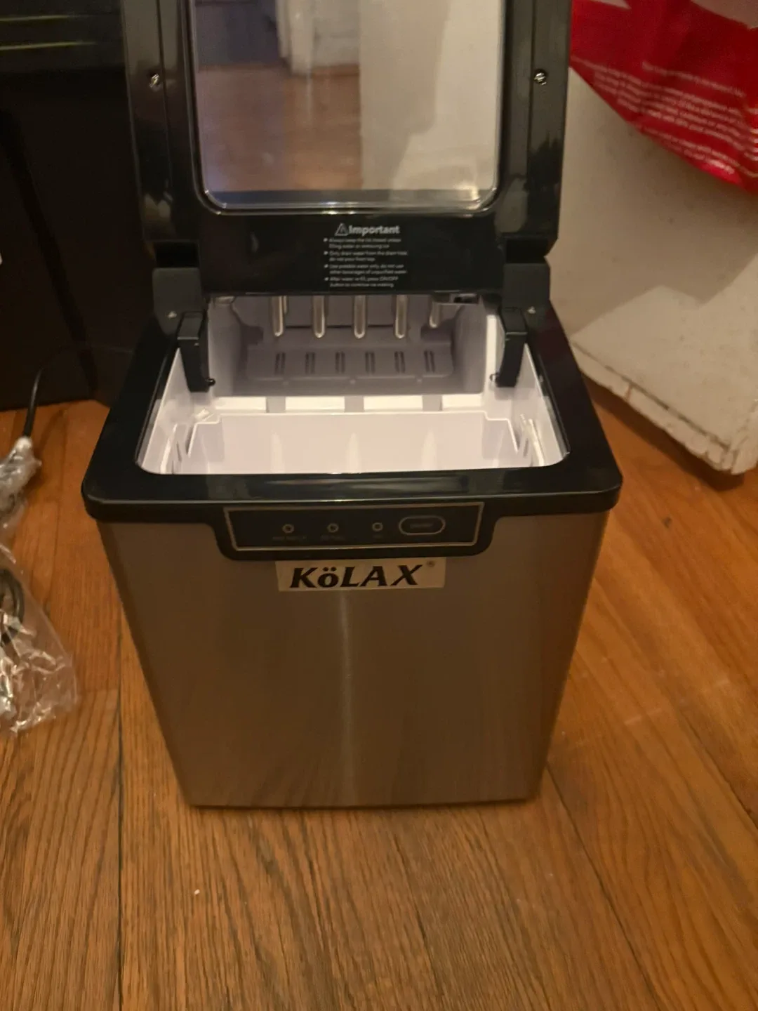 KOLAX Ice Maker - Stainless Steel image indicator(2)