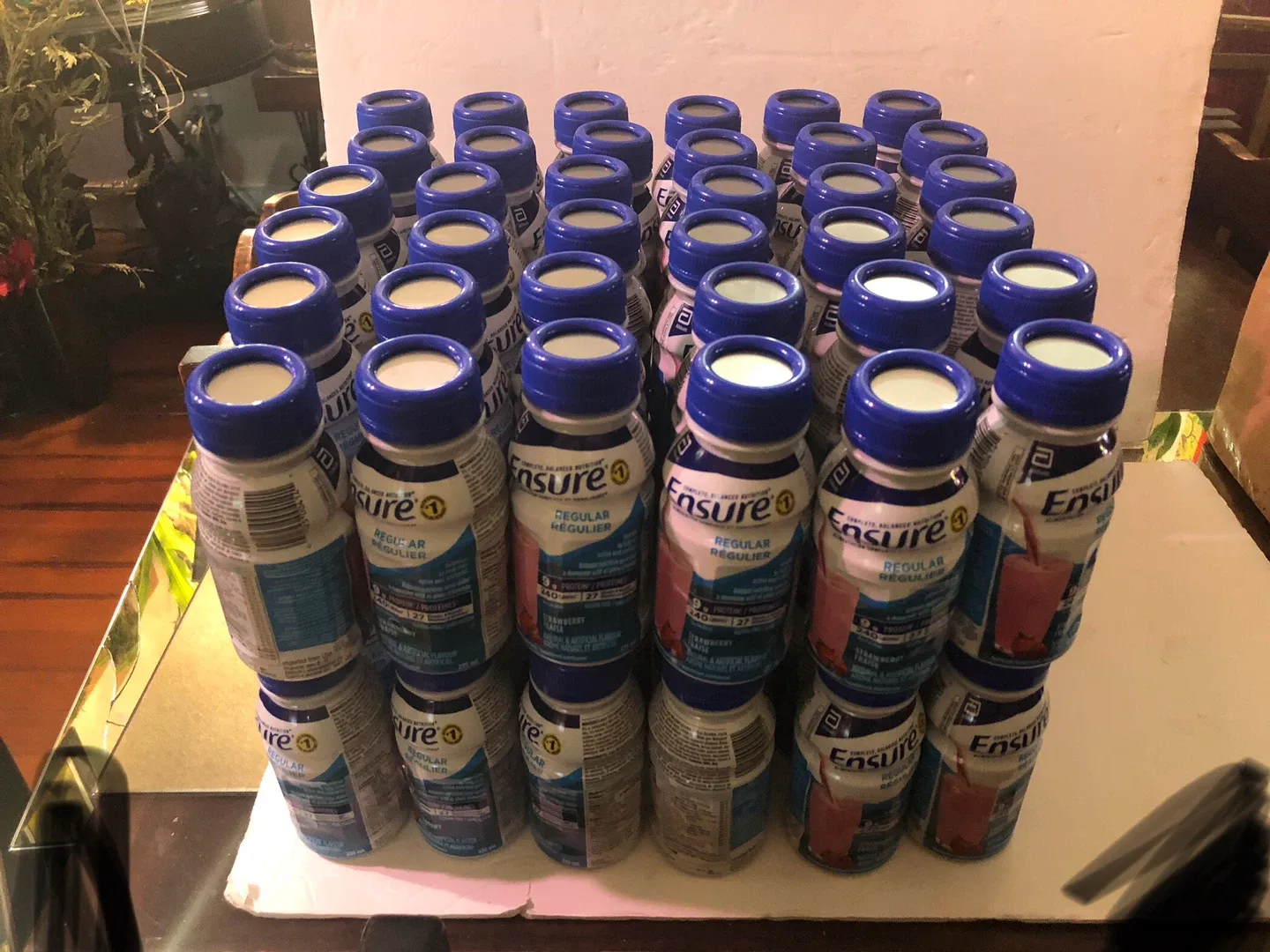 Ensures: Strawberry 5 cases. 120 bottles. thumbnail