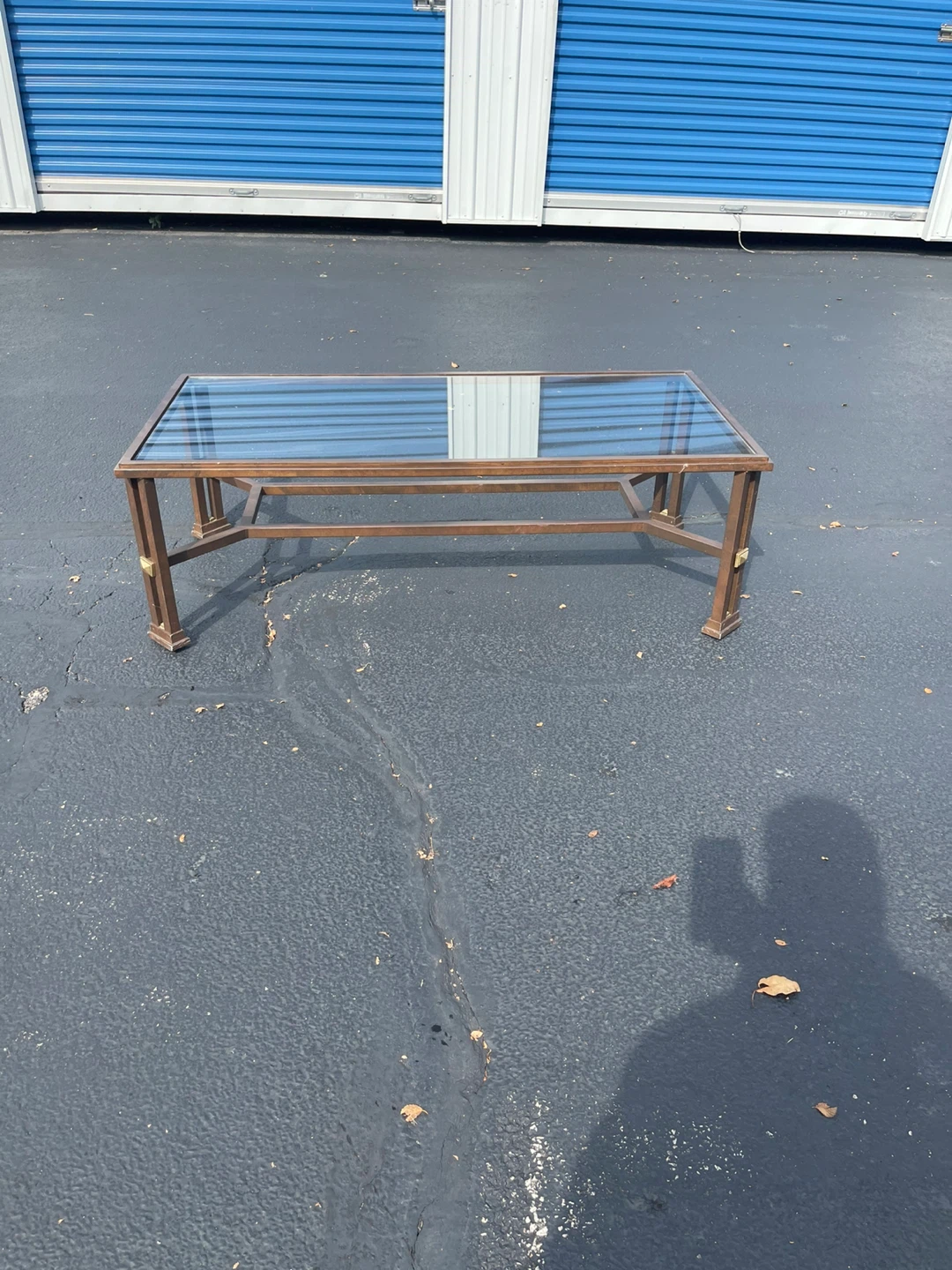 Glass Top Coffee Table - photo 2