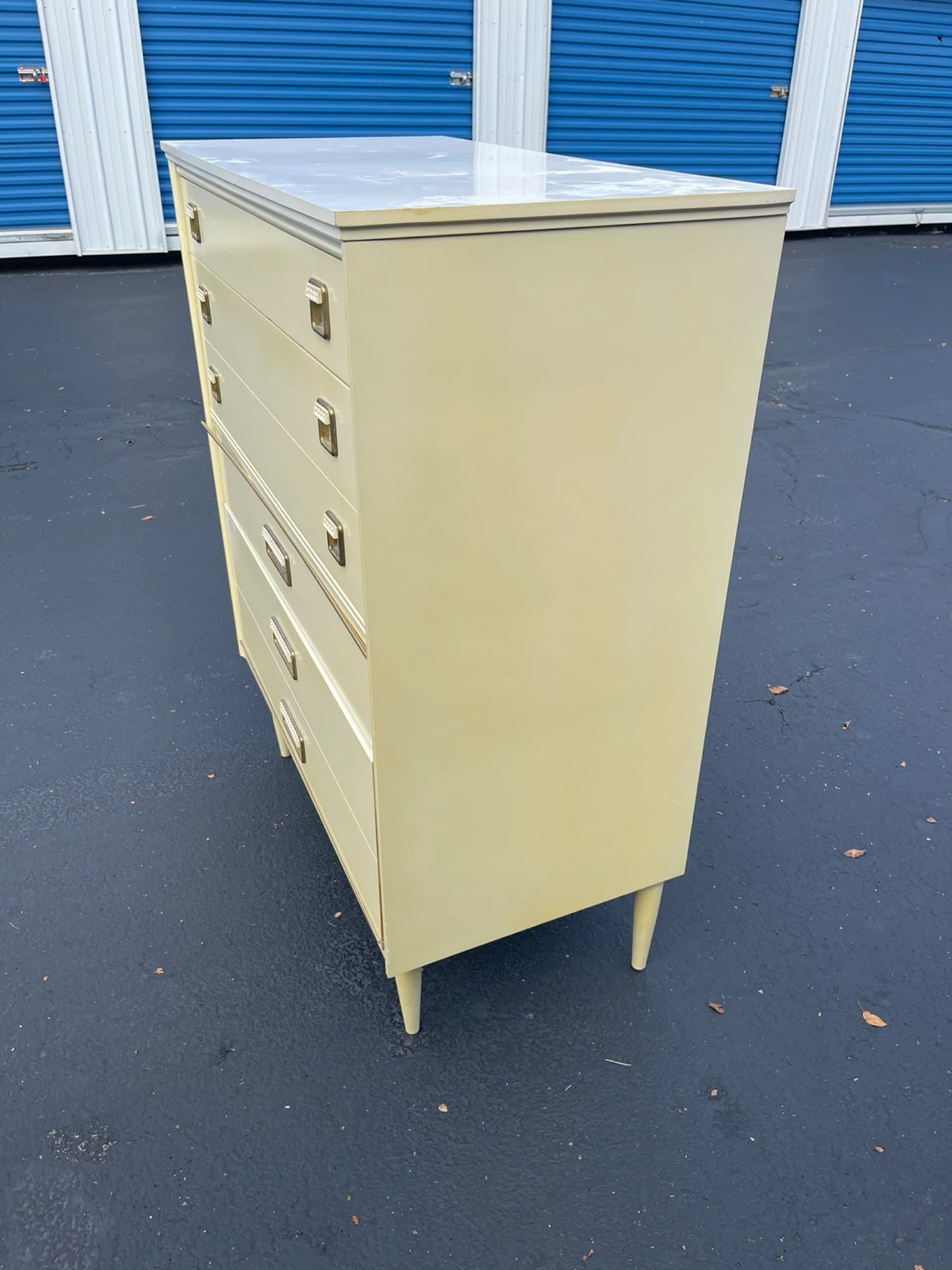 Vintage Dresser with Mirror and Chest of Drawers - photo 5