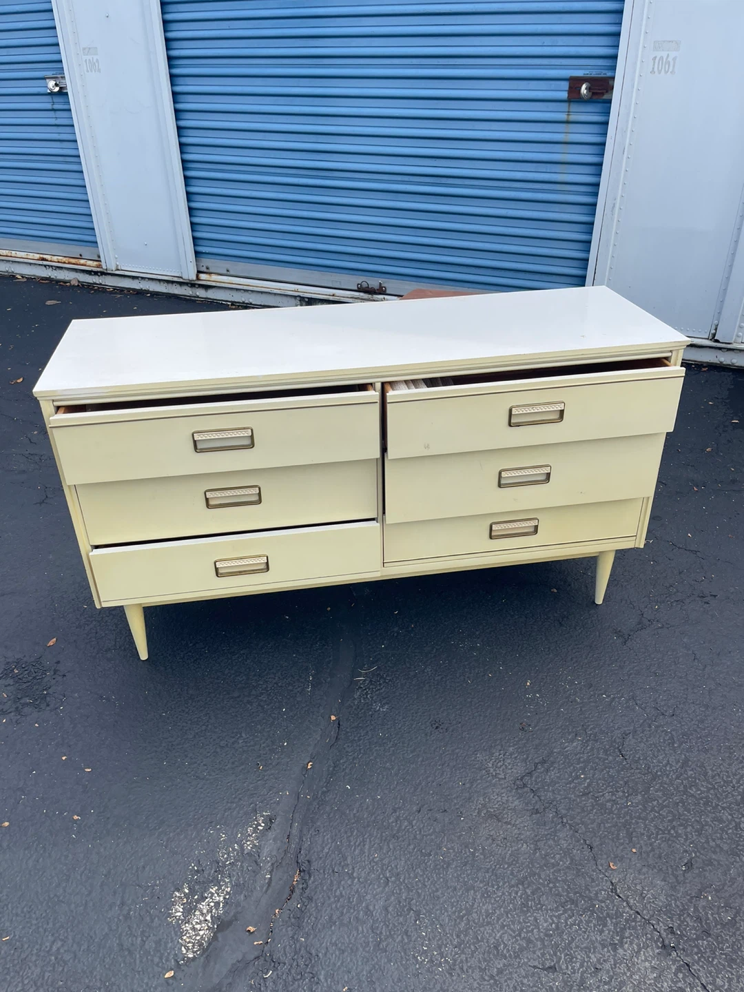 Vintage Dresser with Mirror and Chest of Drawers - photo 3