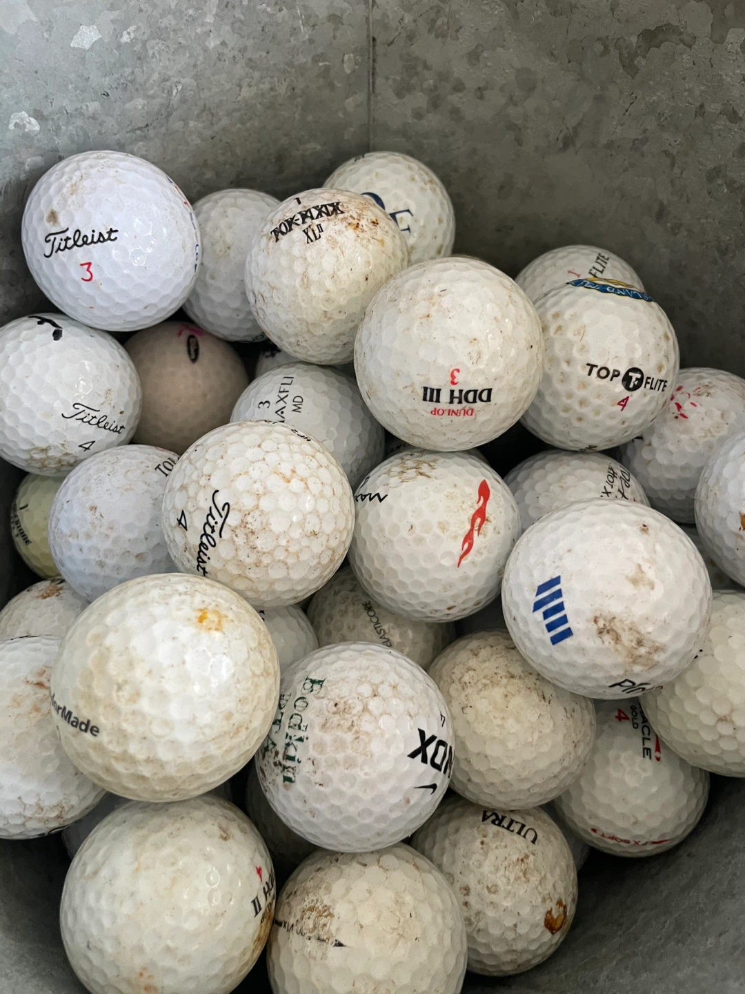 57 Used Golf Balls - various brands - photo 4