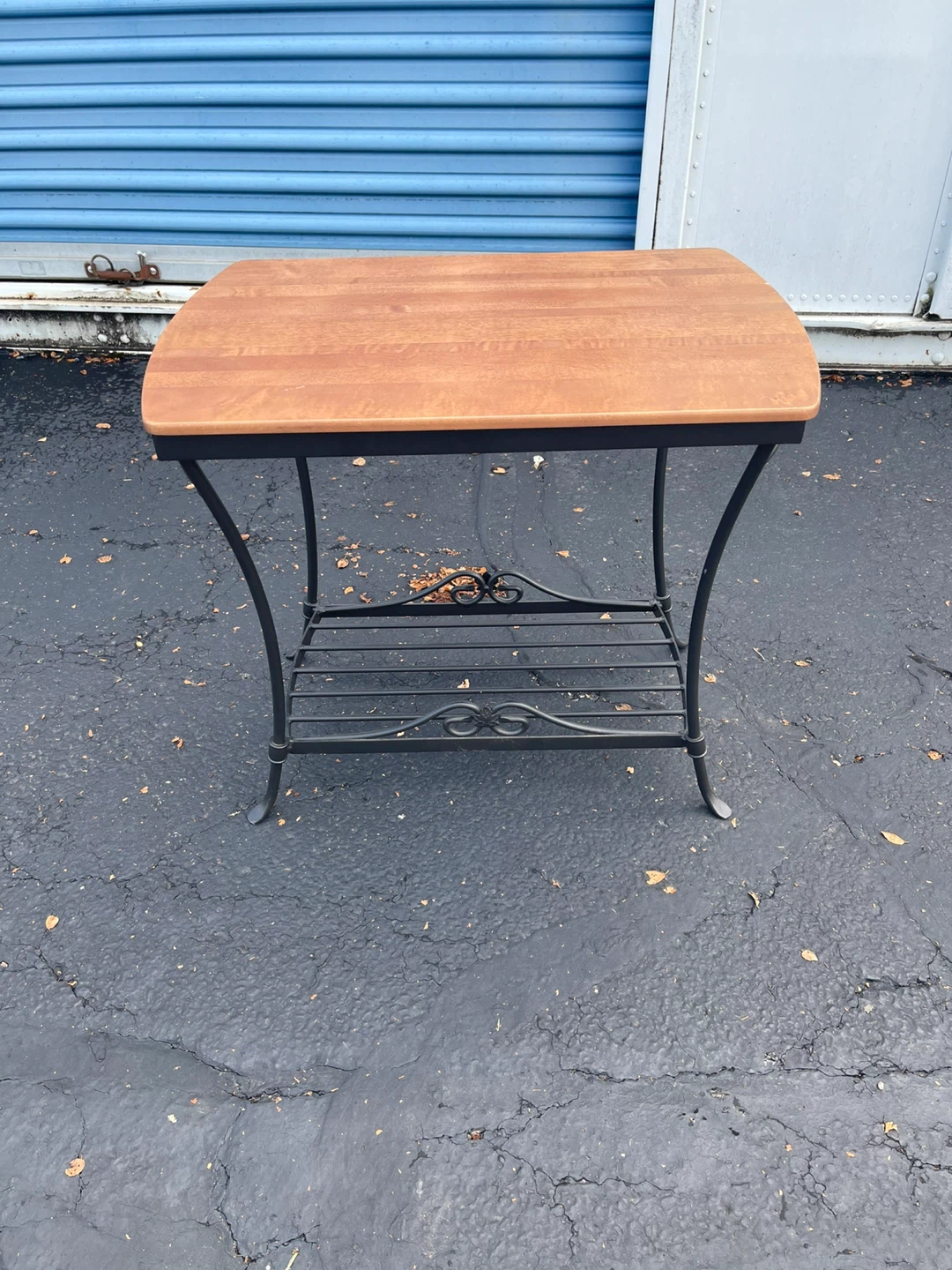 Side Table with Metal Frame - photo 2