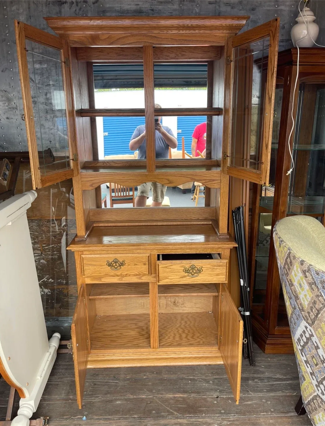 Wooden China Cabinet image indicator(2)