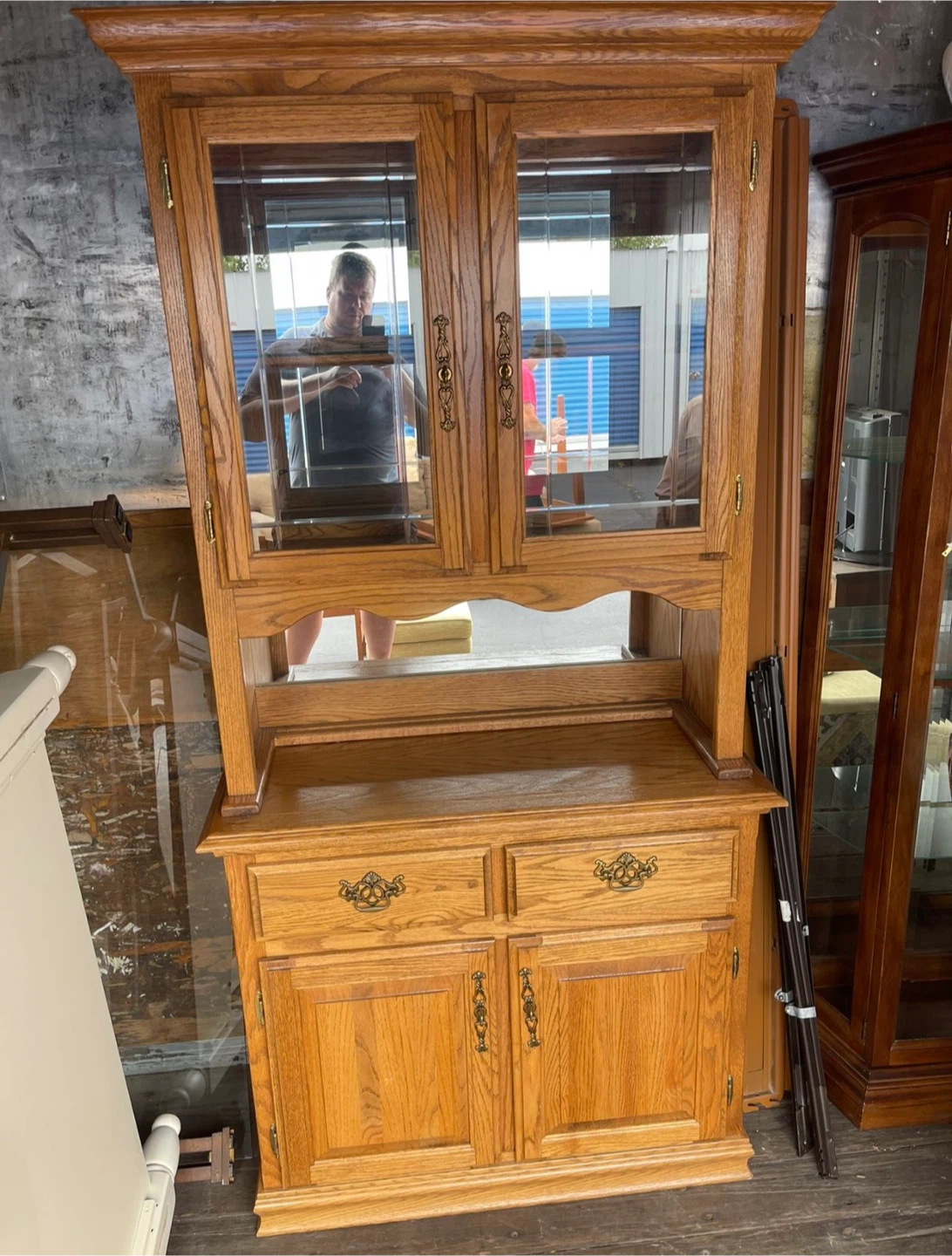 Wooden China Cabinet