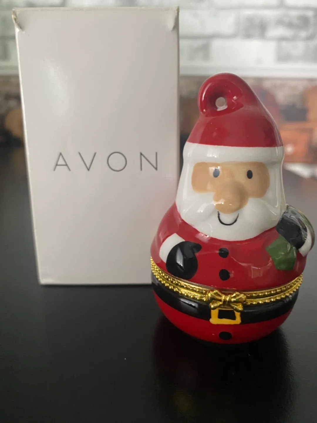 NEW! Avon Stunning CZ Stud Earrings in Santa ornament! thumbnail