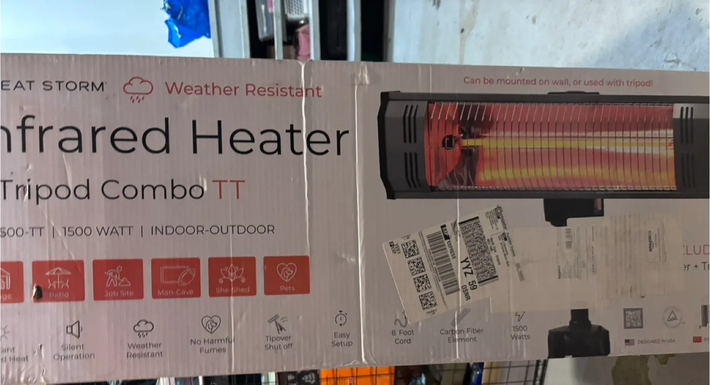 Heat Storm Infrared Heater & Tripod Combo TT image indicator(2)