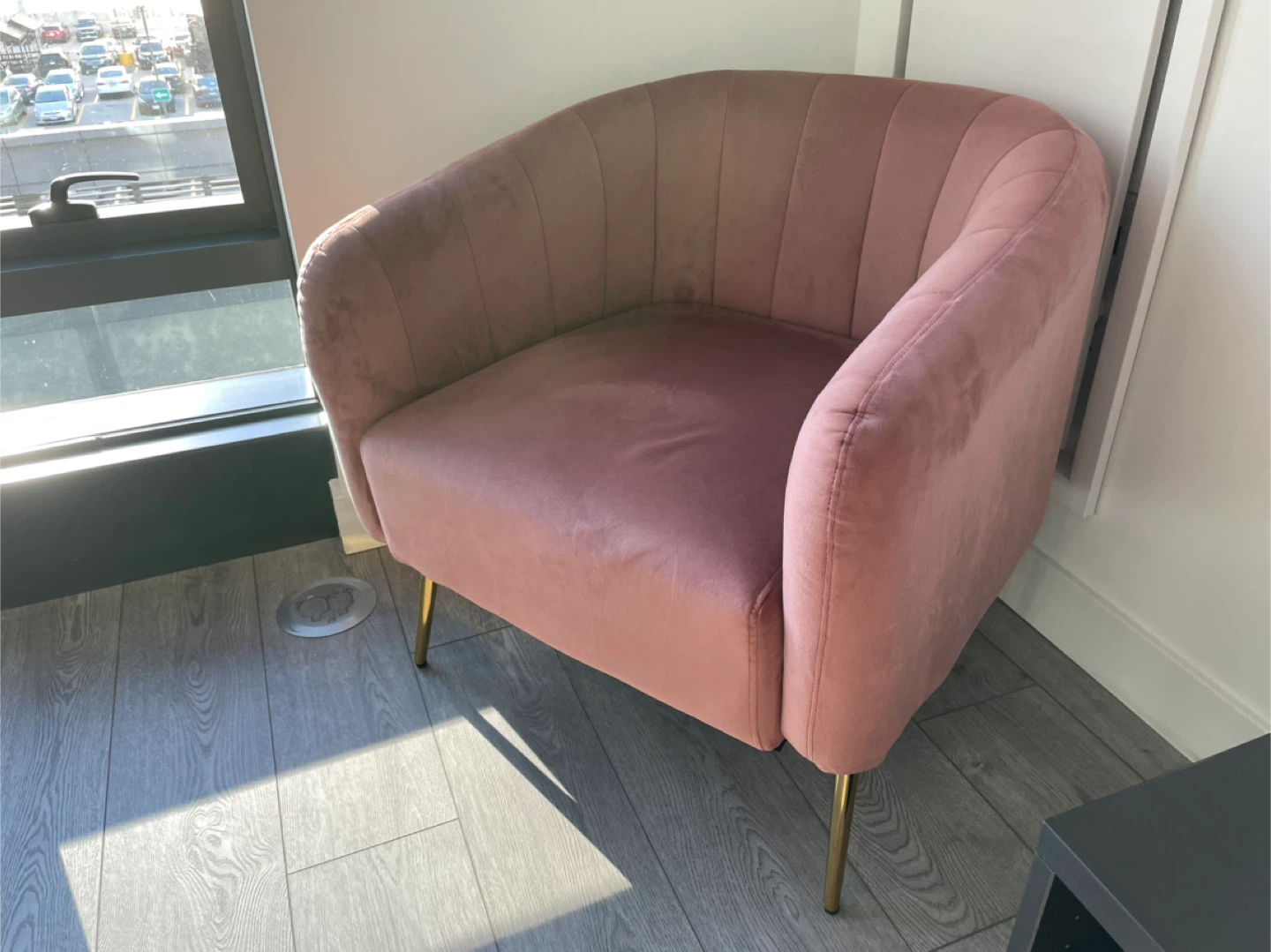Pink Velvet Accent Chairs (2) - photo 2