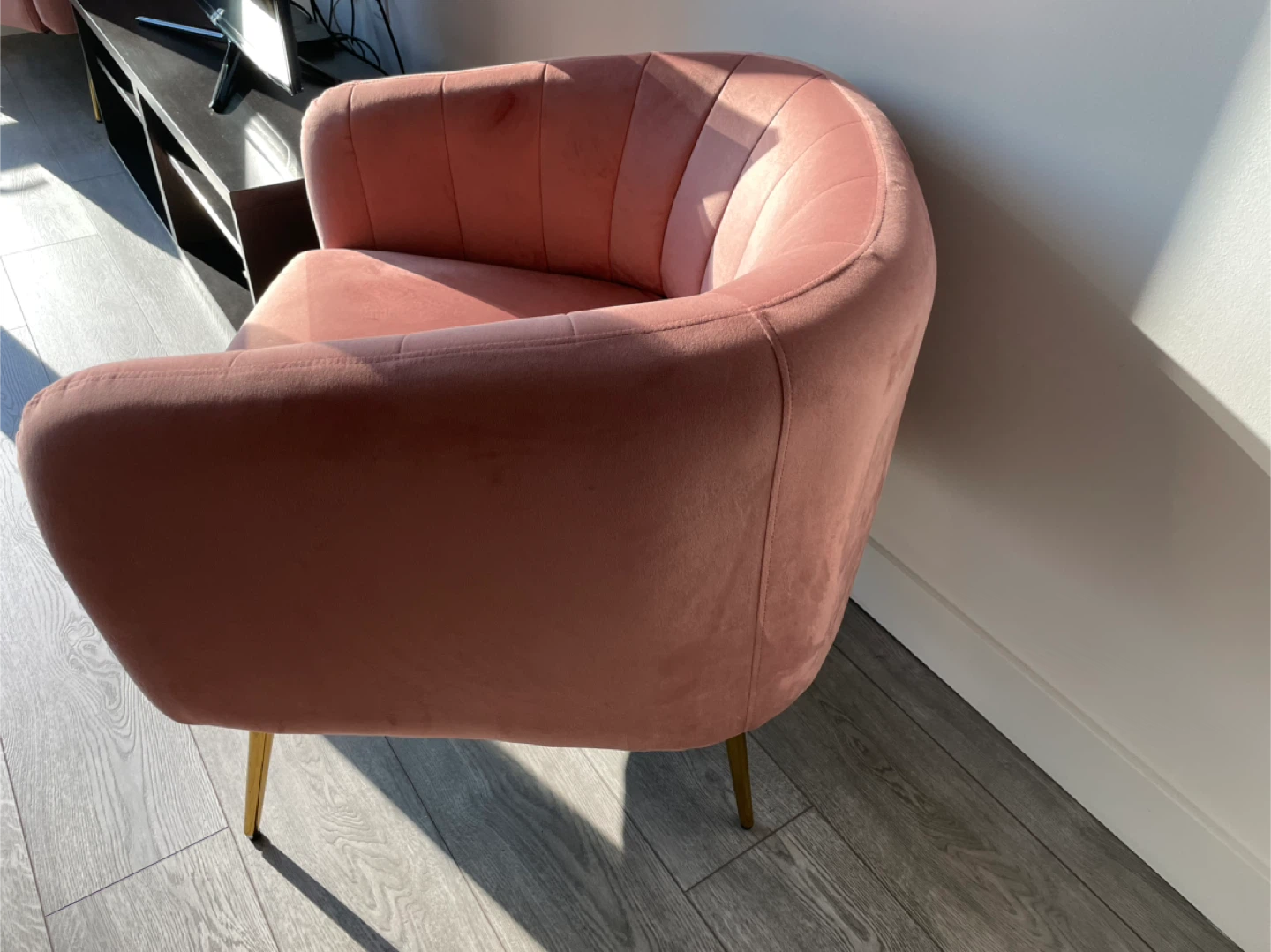 Pink Velvet Accent Chairs (2) - photo 4