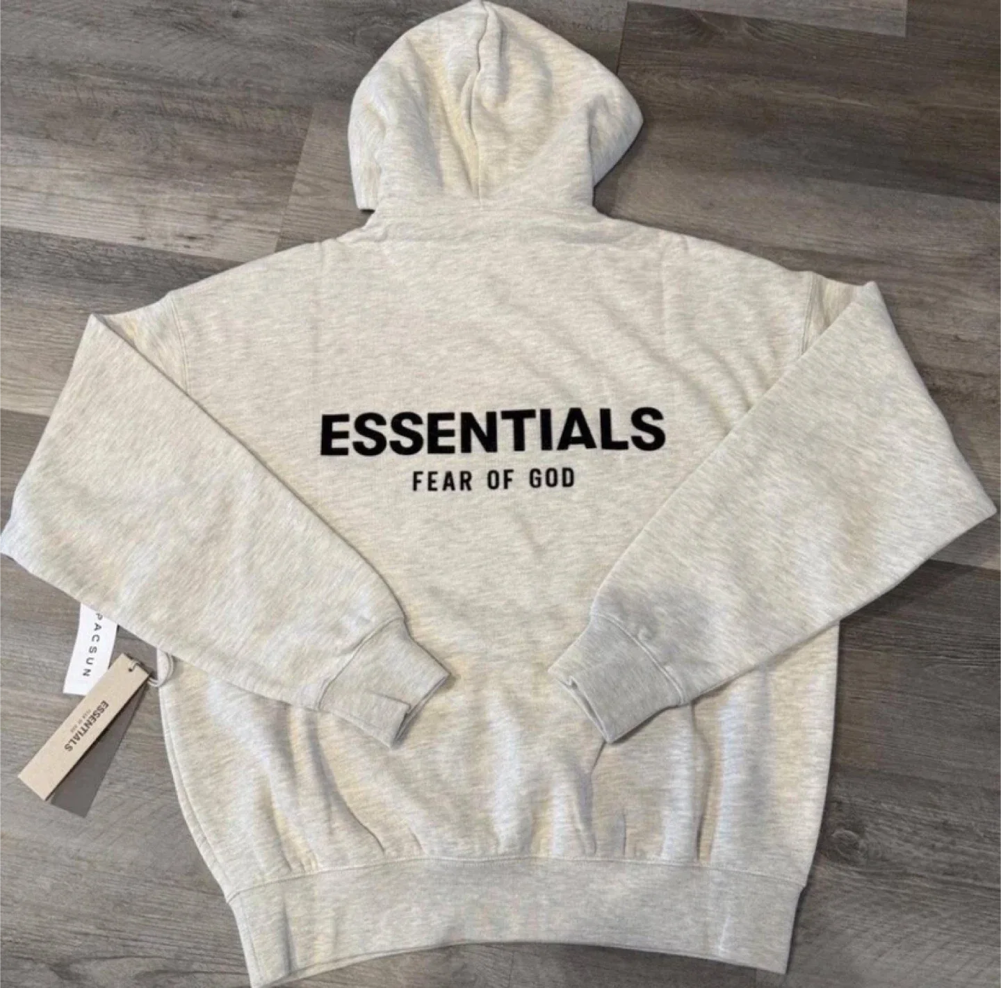 Fear Of God Essentials Light Oatmeal White Hoodie - NWT image indicator(2)