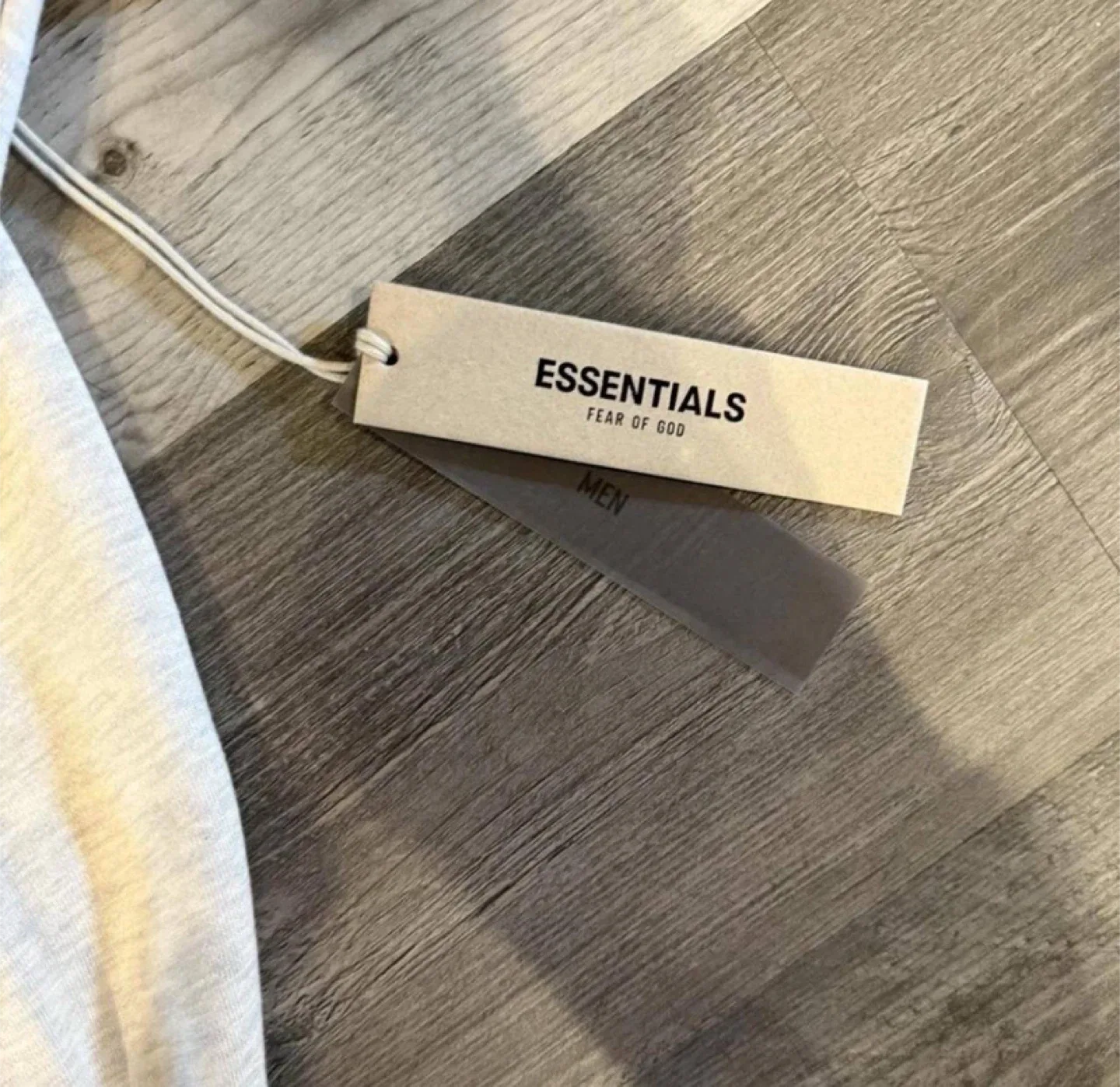 Fear Of God Essentials Light Oatmeal White Hoodie - NWT image indicator(6)