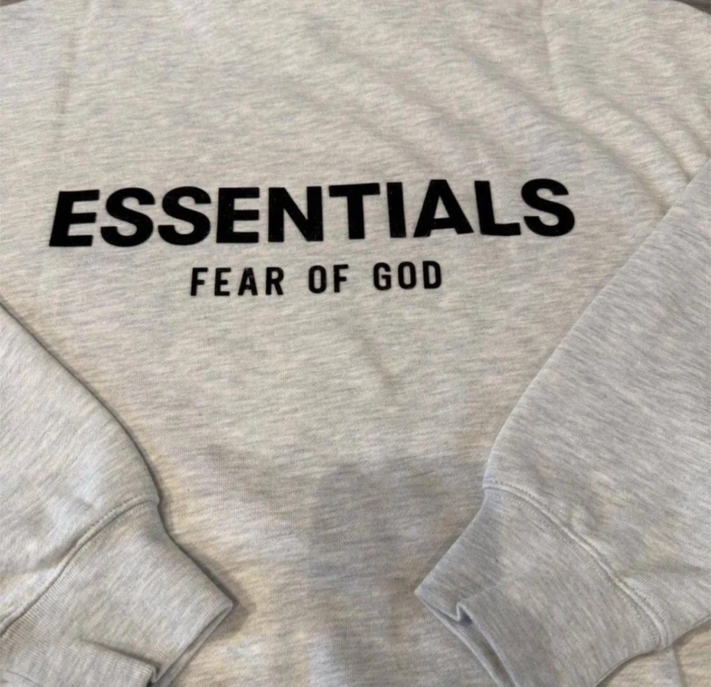 Fear Of God Essentials Light Oatmeal White Hoodie - NWT image indicator(7)