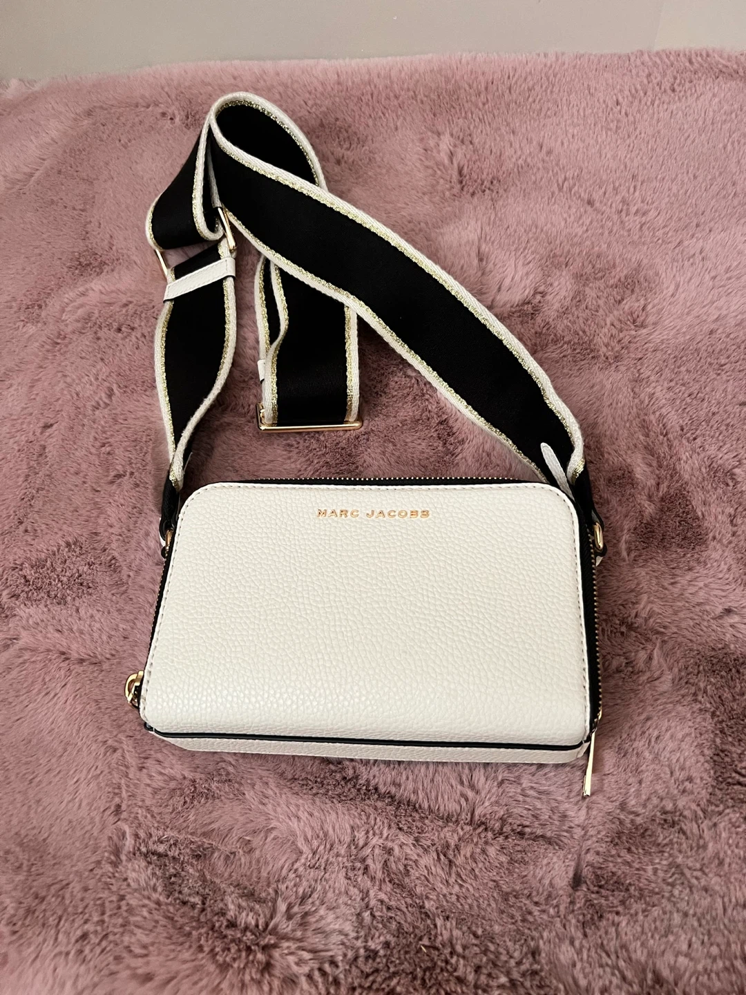 Marc Jacobs White Leather Crossbody Bag