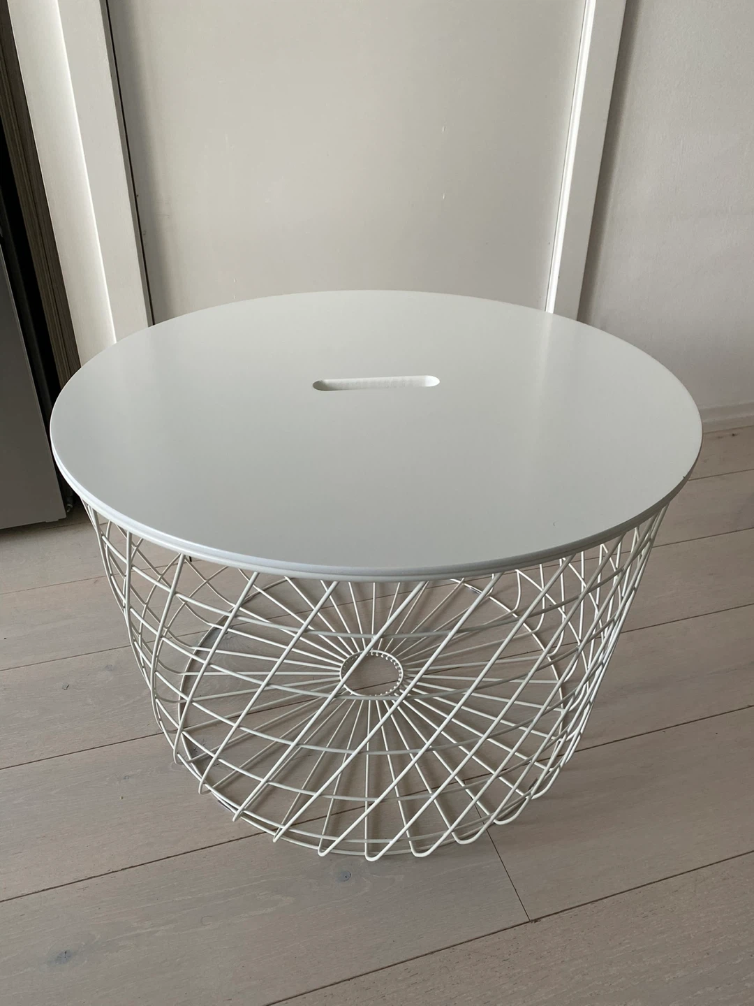 IKEA KVISTBRO White Coffee Table Basket
