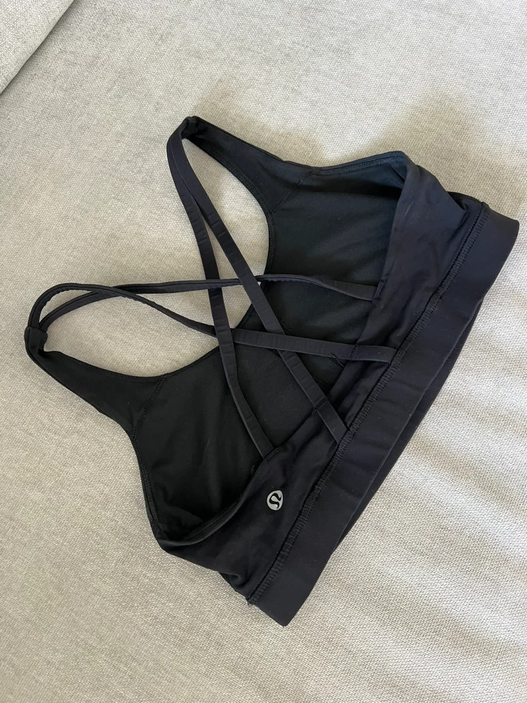 Lululemon Black Sports Bra thumbnail