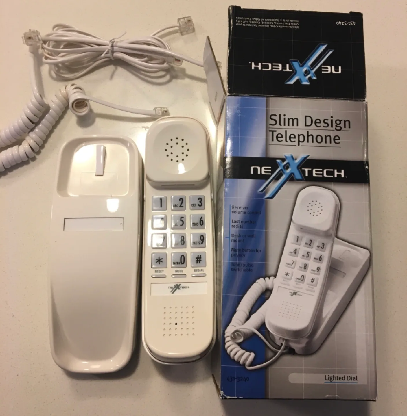 Nexxtech Slim Design Telephone - New in Box! thumbnail