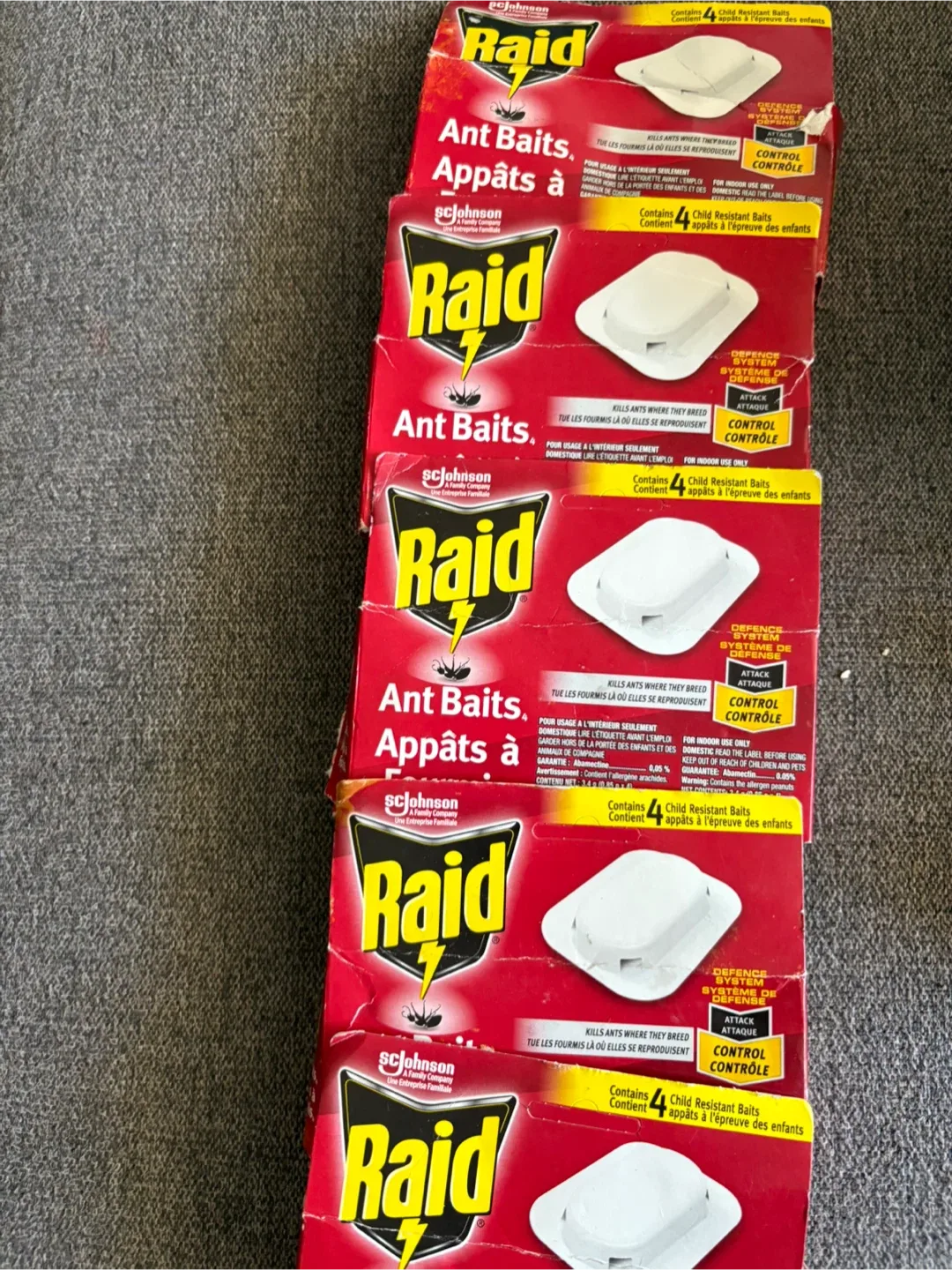 Raid Ant Baits - 4 Pack thumbnail