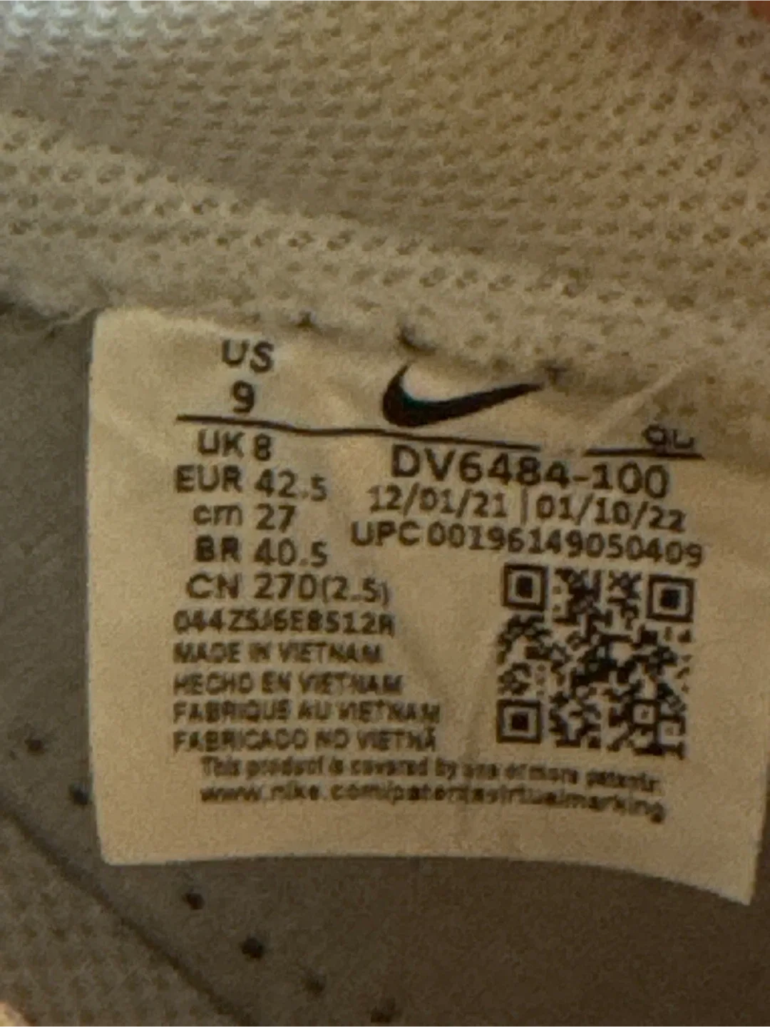 Nike Blazer Low '77 Jumbo White/Orange, US 9 image indicator(3)