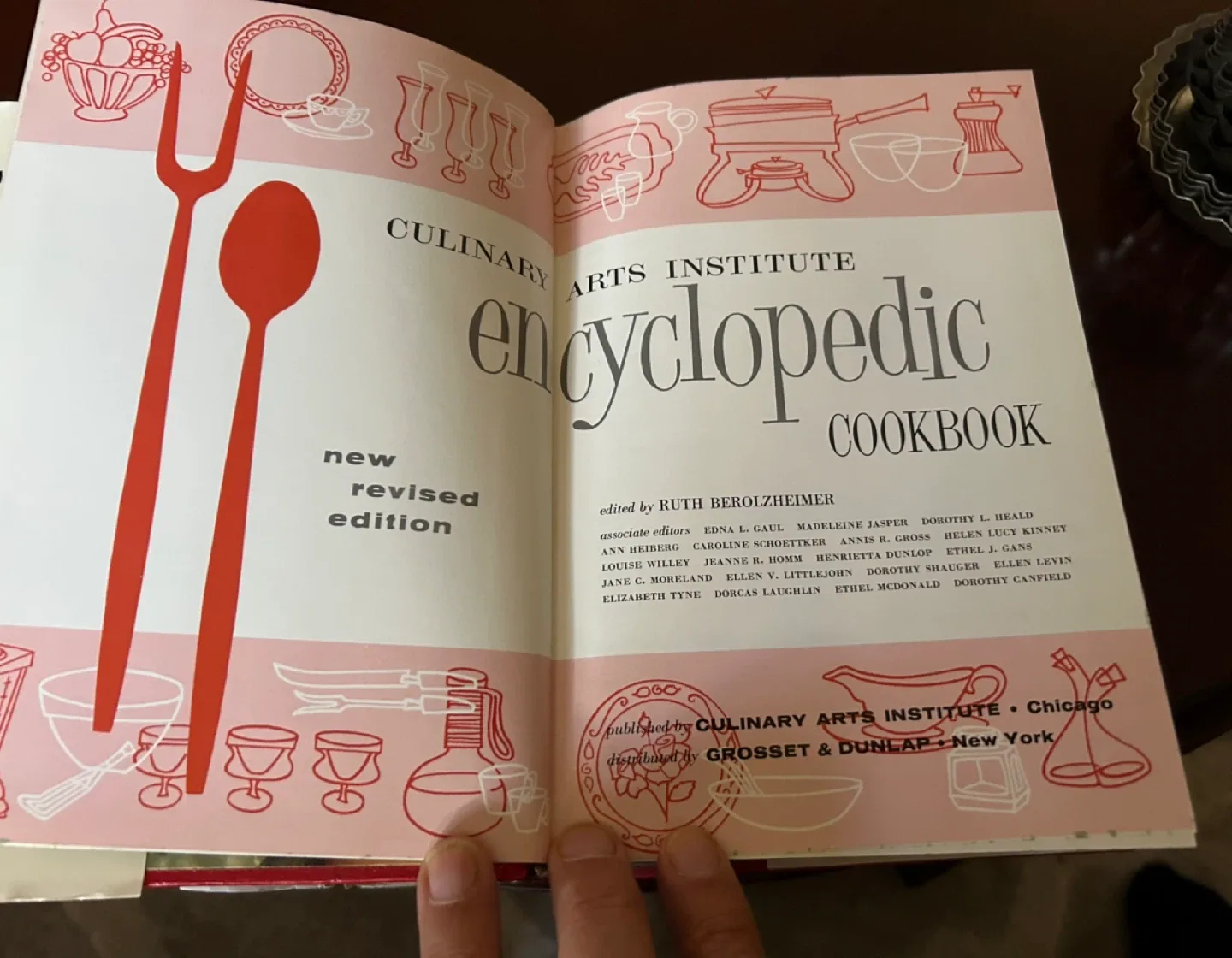 $3 book Vintage Culinary Arts Institute Encyclopedic Cookbook image indicator(4)