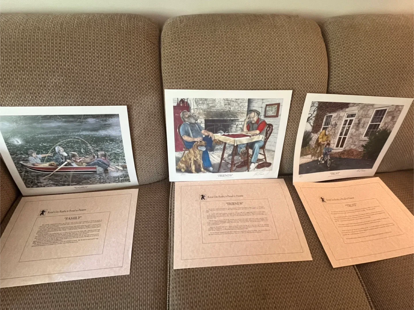 Albert Casson hand signed prints (3 total, priced per item) thumbnail