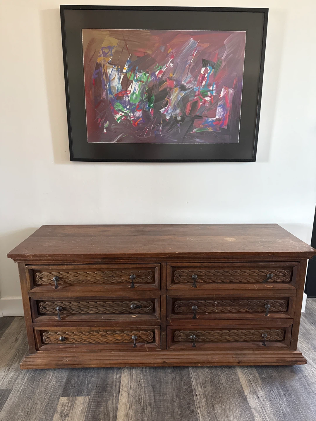 Vintage Wooden Dresser