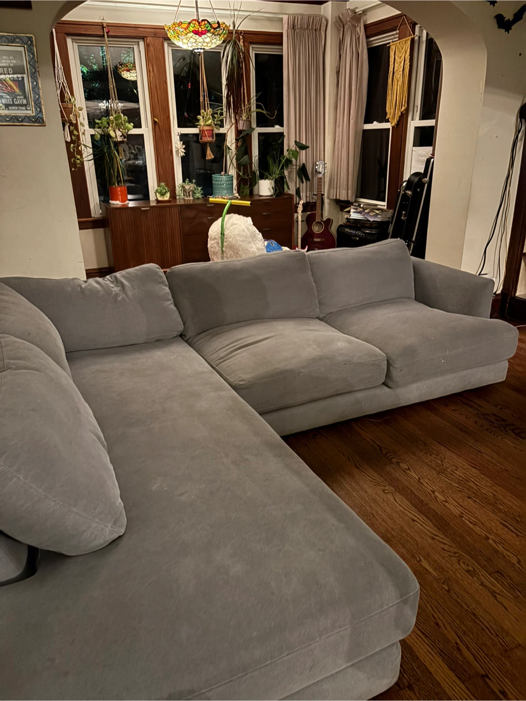 Gray Sectional Sofa - photo 4